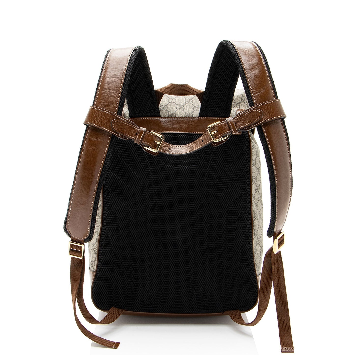 Gucci Nylon Leather Canvas Shoulder Bag