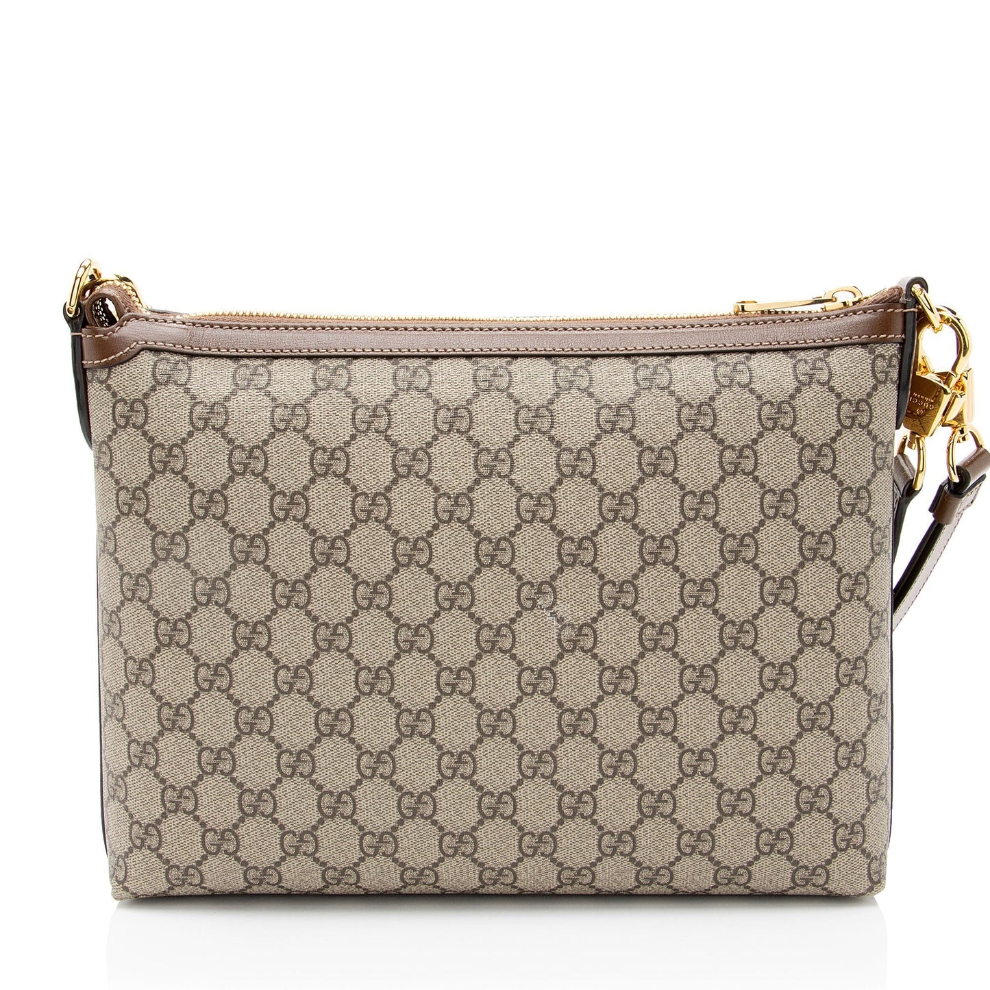 Gucci Nylon Leather Canvas Shoulder Bag