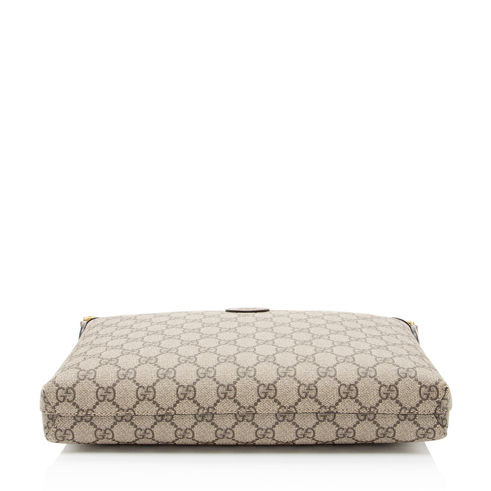 Gucci Nylon Leather Canvas Shoulder Bag