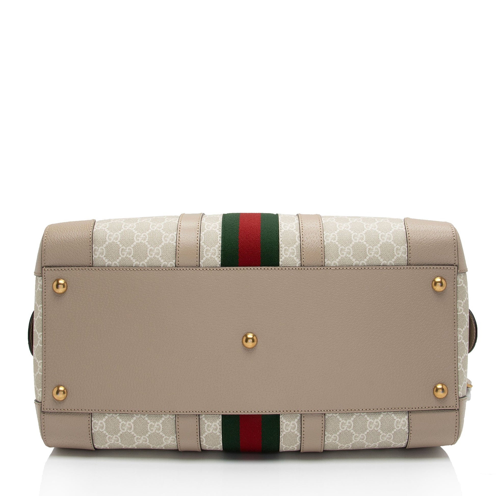 Gucci Nylon Leather Canvas Shoulder Bag