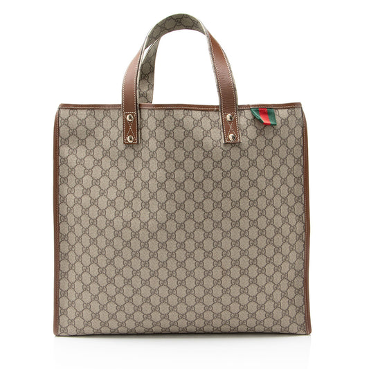 Gucci GG Supreme Signature Web Loop Large Tote
