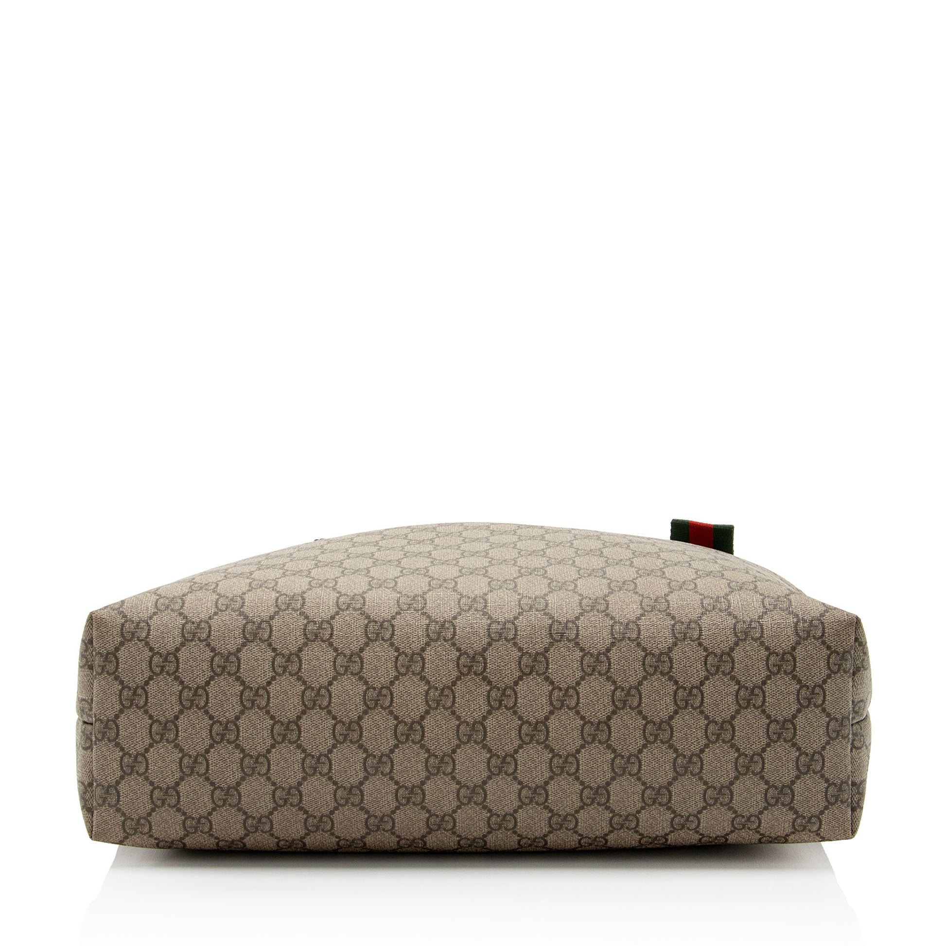 Gucci Nylon Leather Canvas Tote