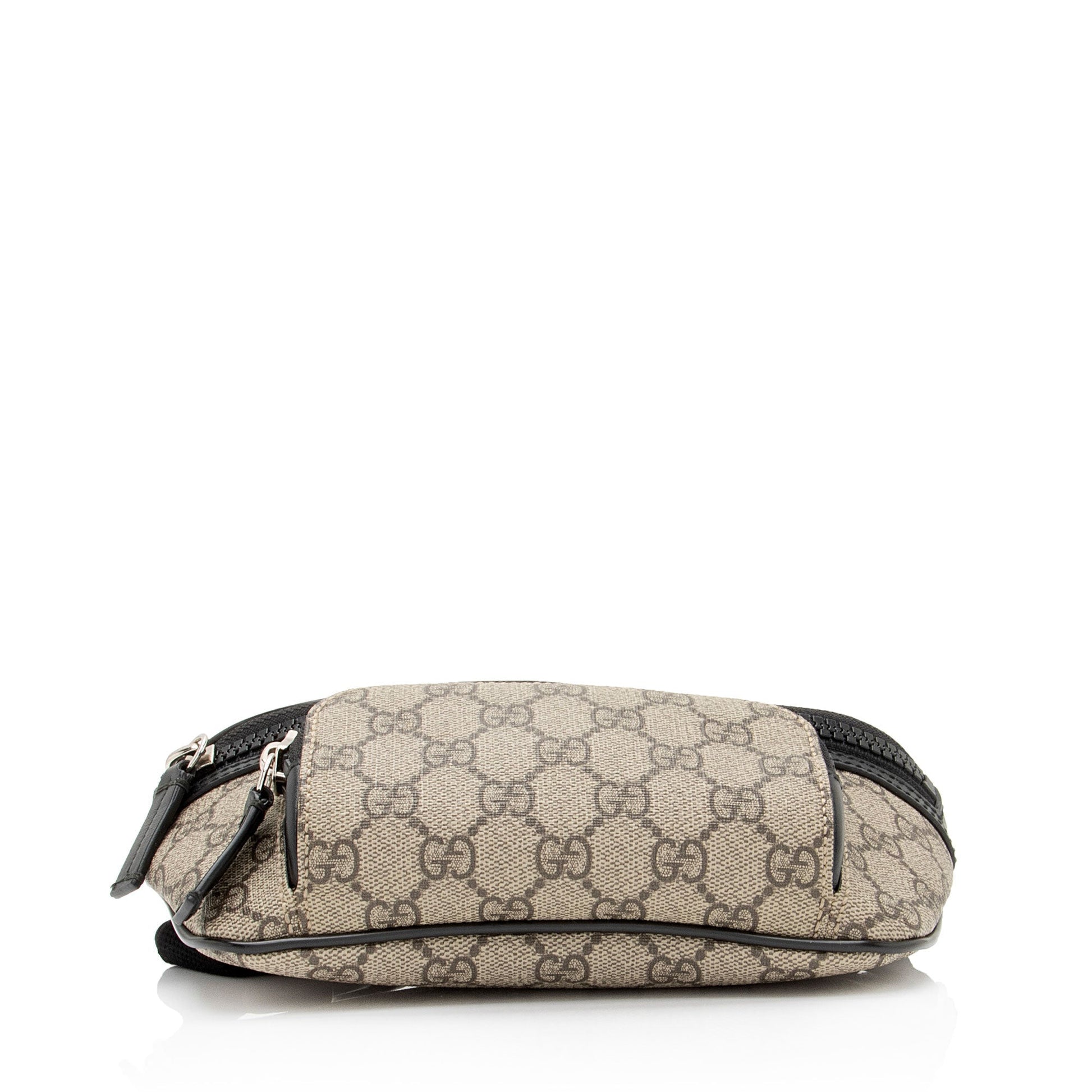 Gucci Nylon Leather Canvas Shoulder Bag
