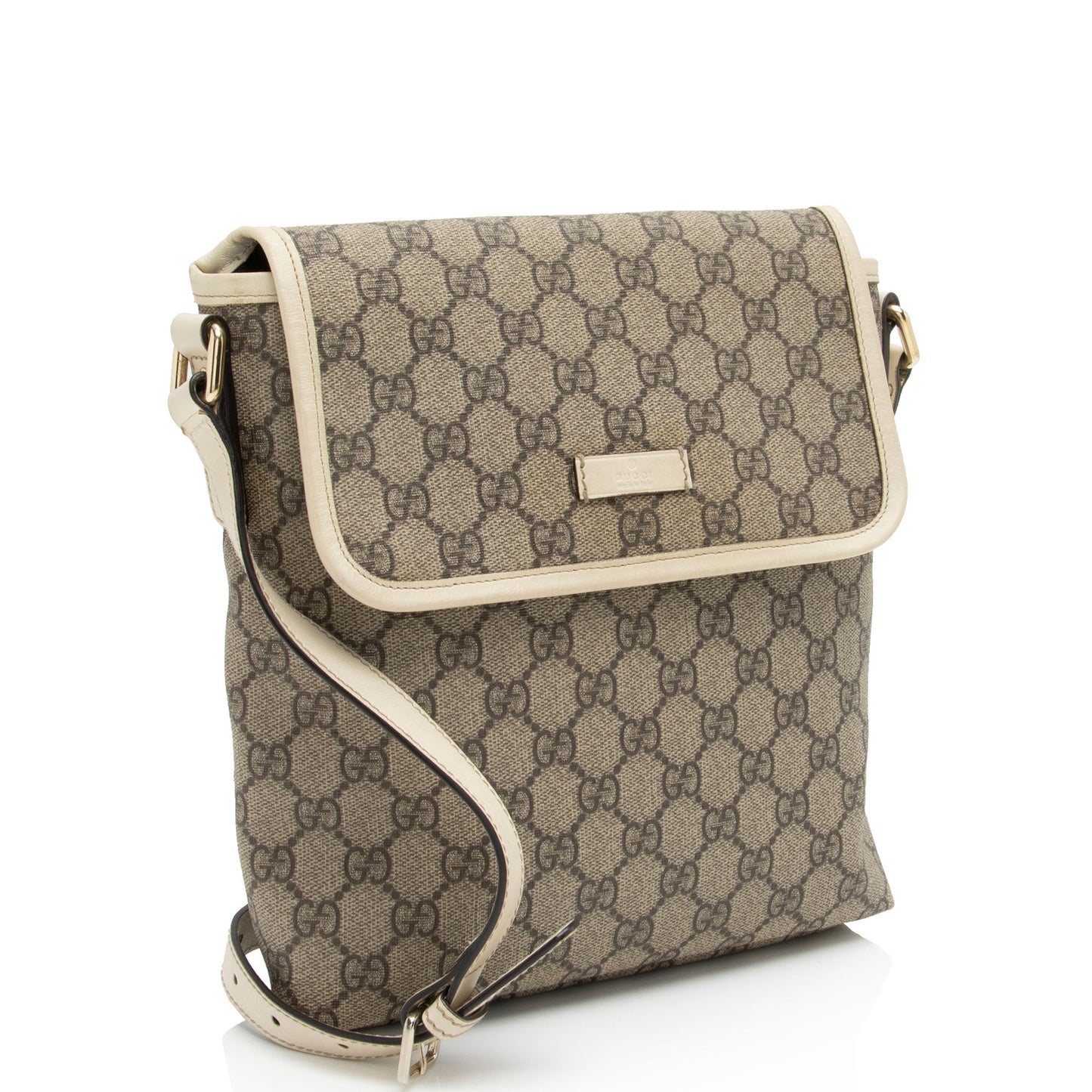 Gucci Leather Canvas Shoulder Bag