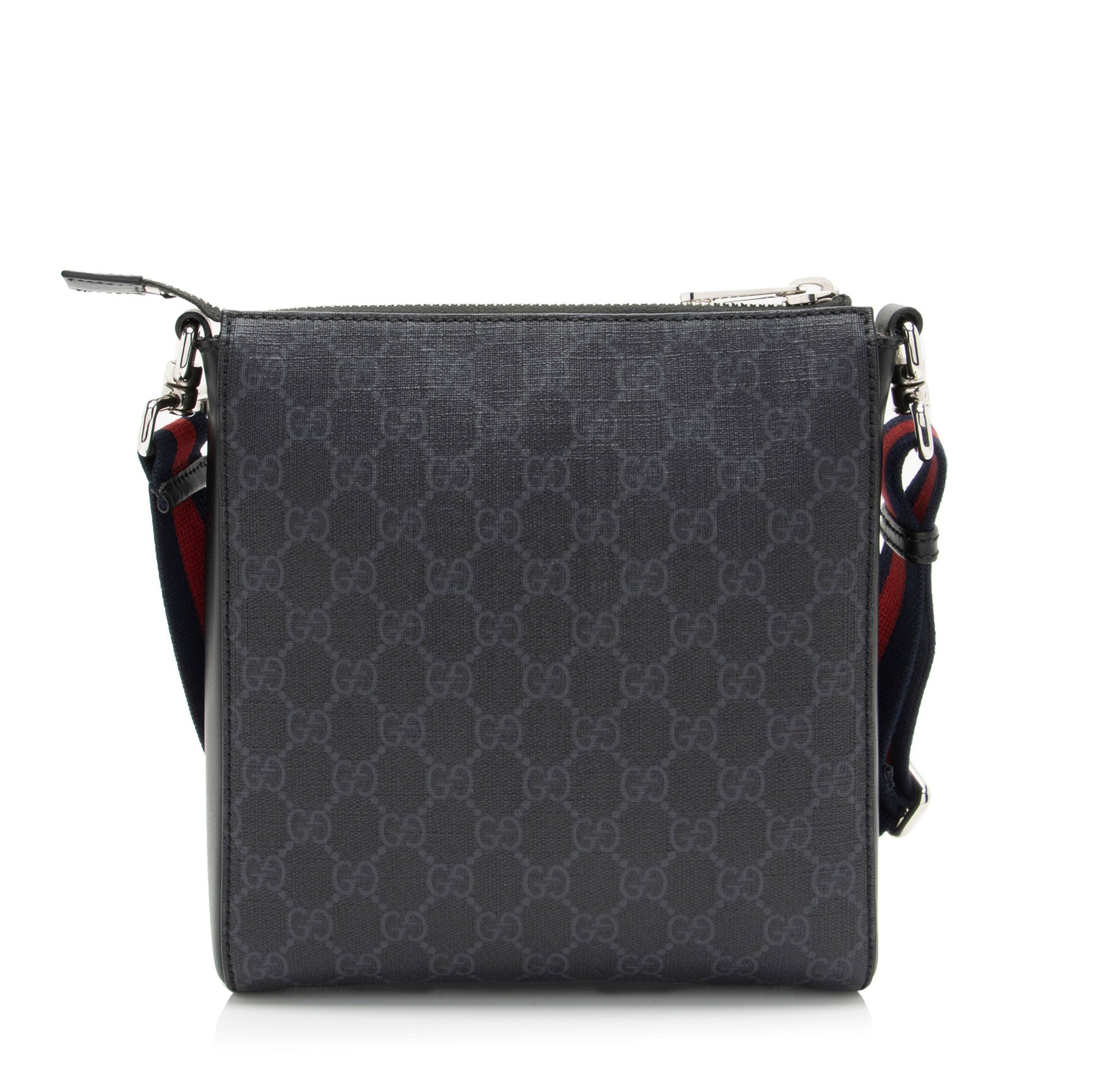 Gucci Nylon Leather Canvas Shoulder Bag