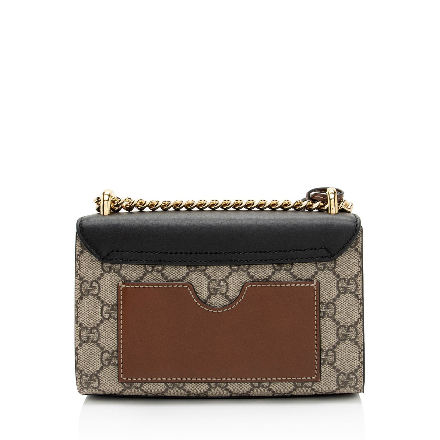 Gucci Leather Canvas Shoulder Bag
