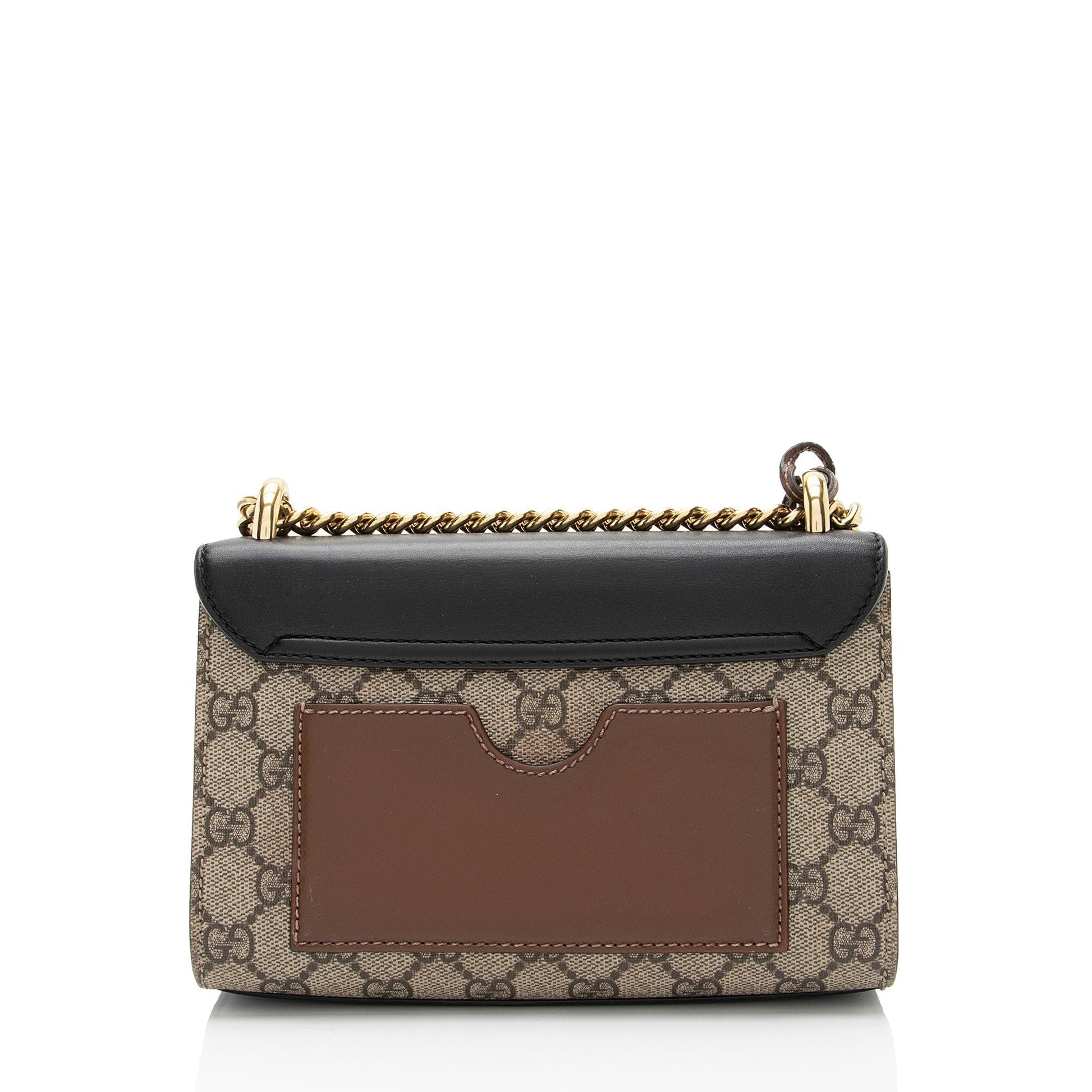 Gucci Leather Canvas Shoulder Bag