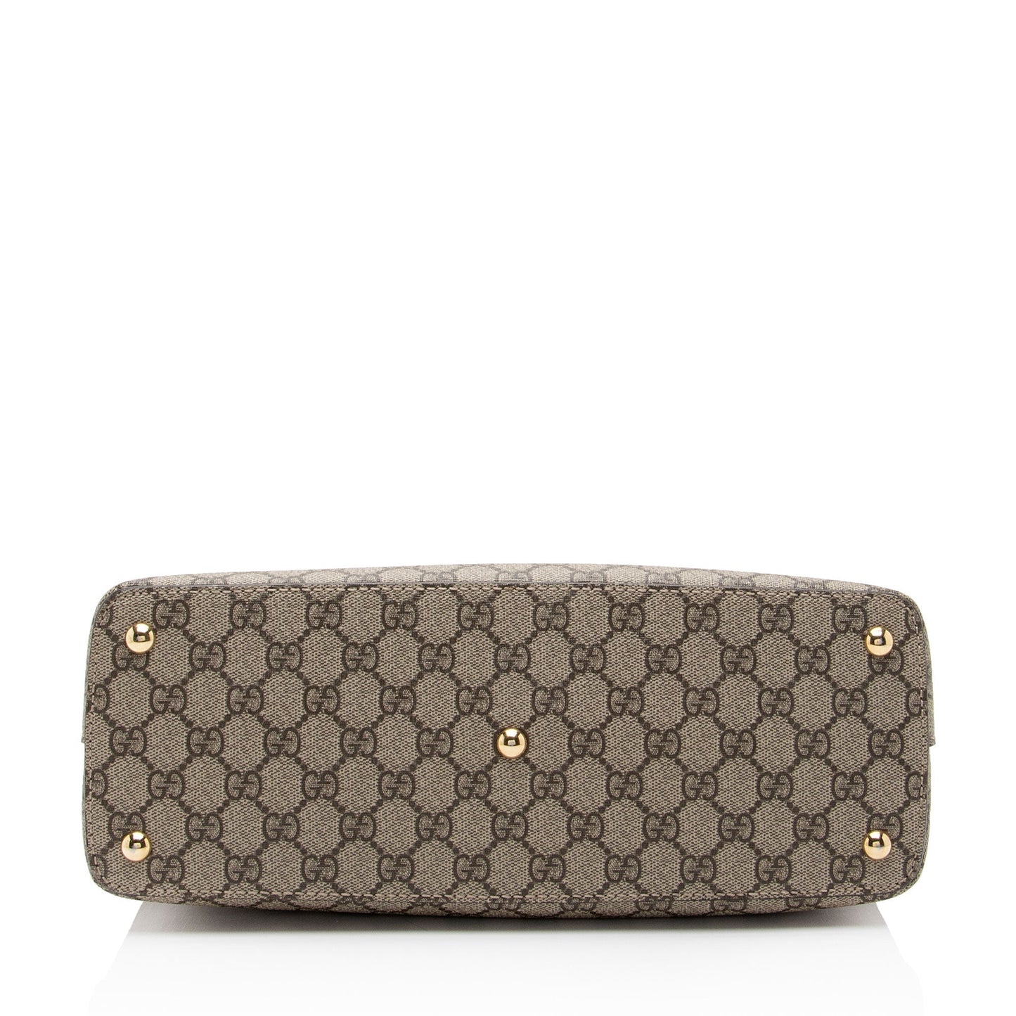 Gucci Leather Canvas Tote