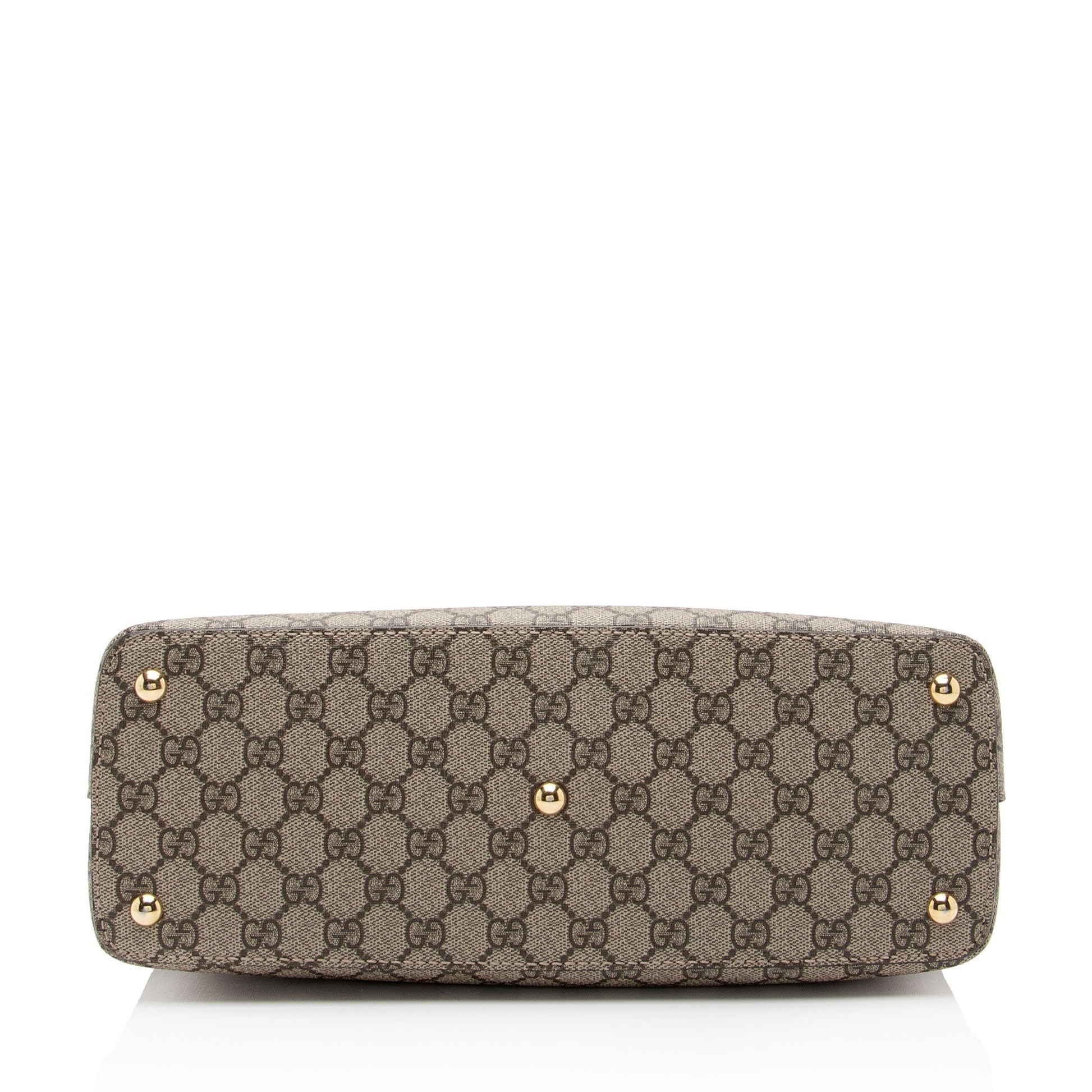 Gucci Leather Canvas Tote