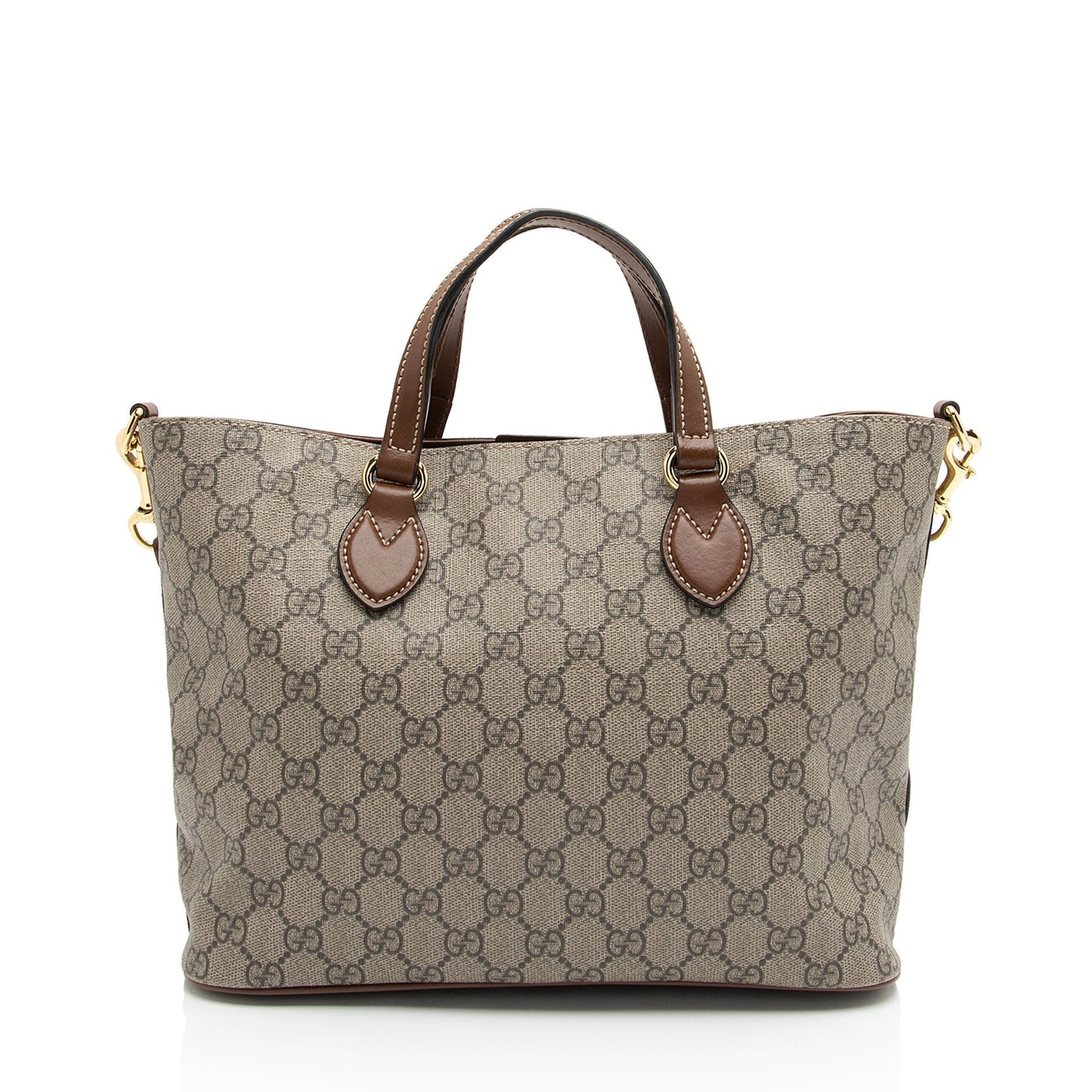 Gucci Leather Canvas Tote