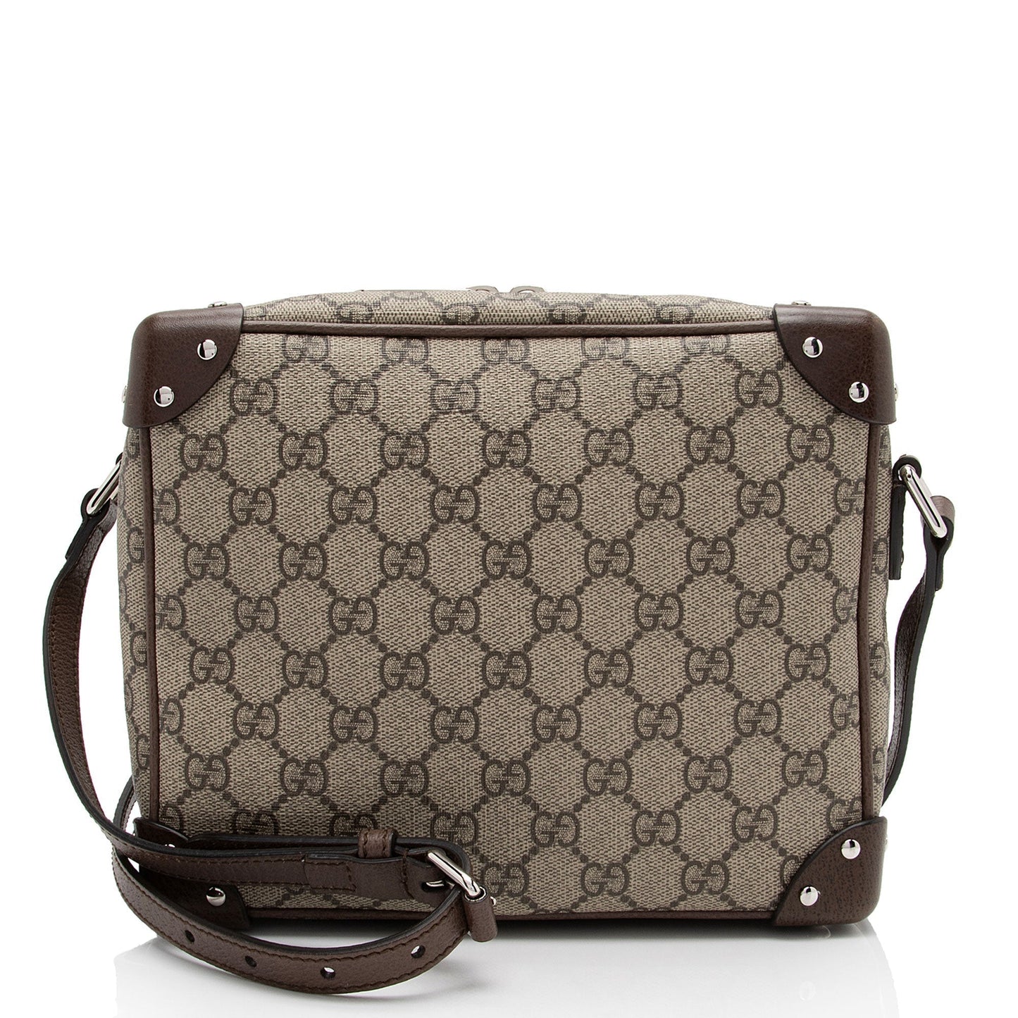 Gucci Leather Canvas Shoulder Bag