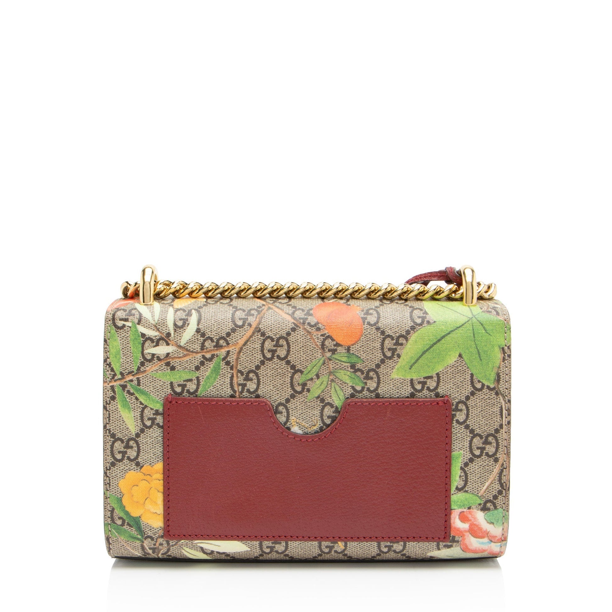 Gucci Leather Canvas Shoulder Bag