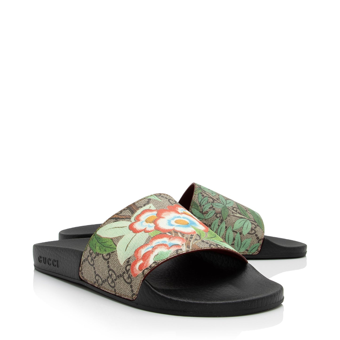 Gucci GG Supreme Tian Slides - Size 9 / 39 (SHF-23327)
