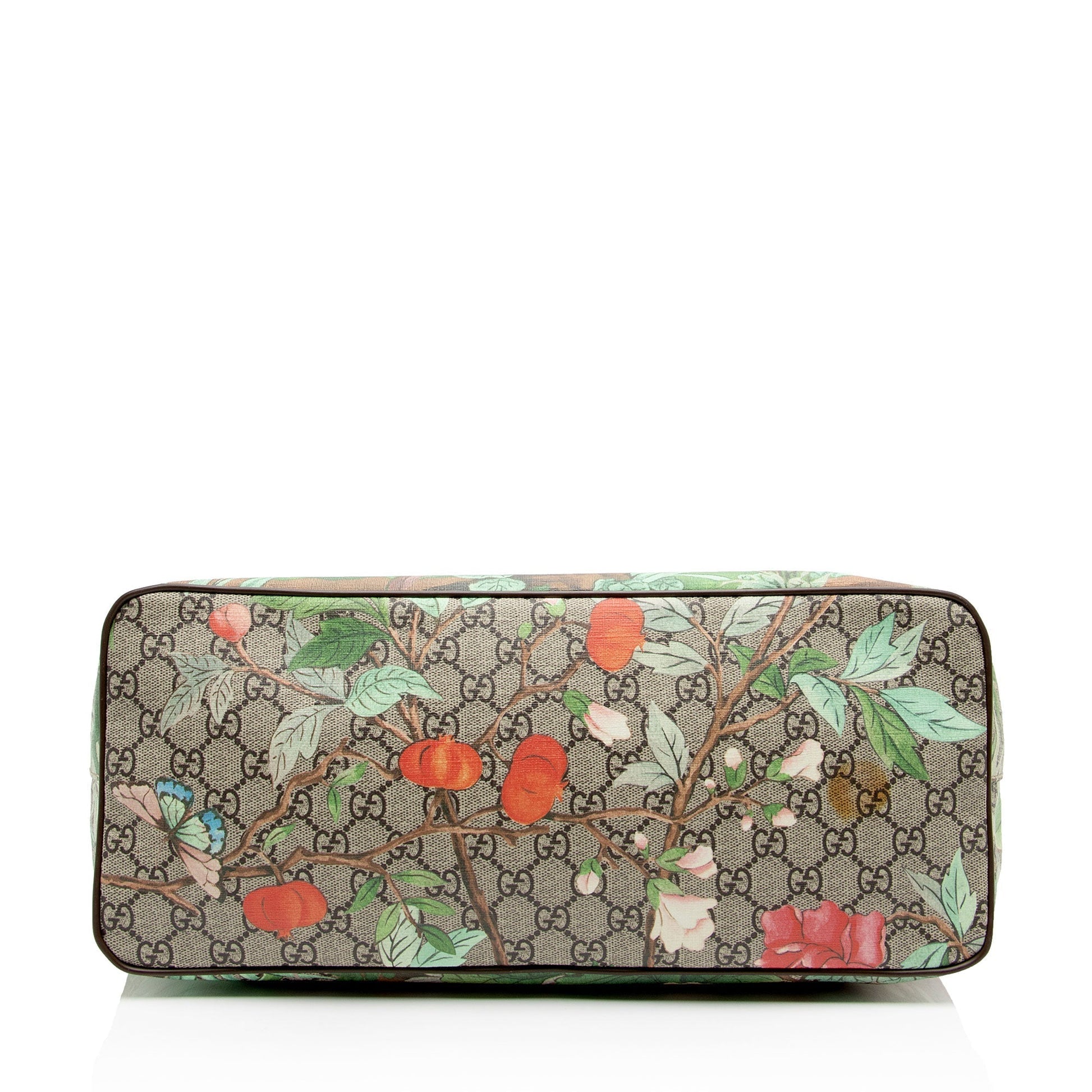 Gucci Leather Canvas Tote