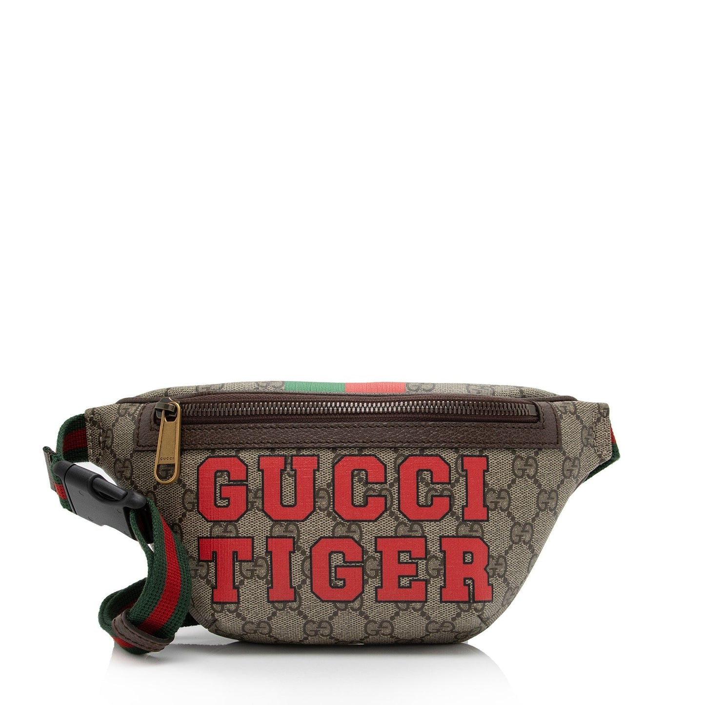 Gucci Nylon Leather Canvas Shoulder Bag