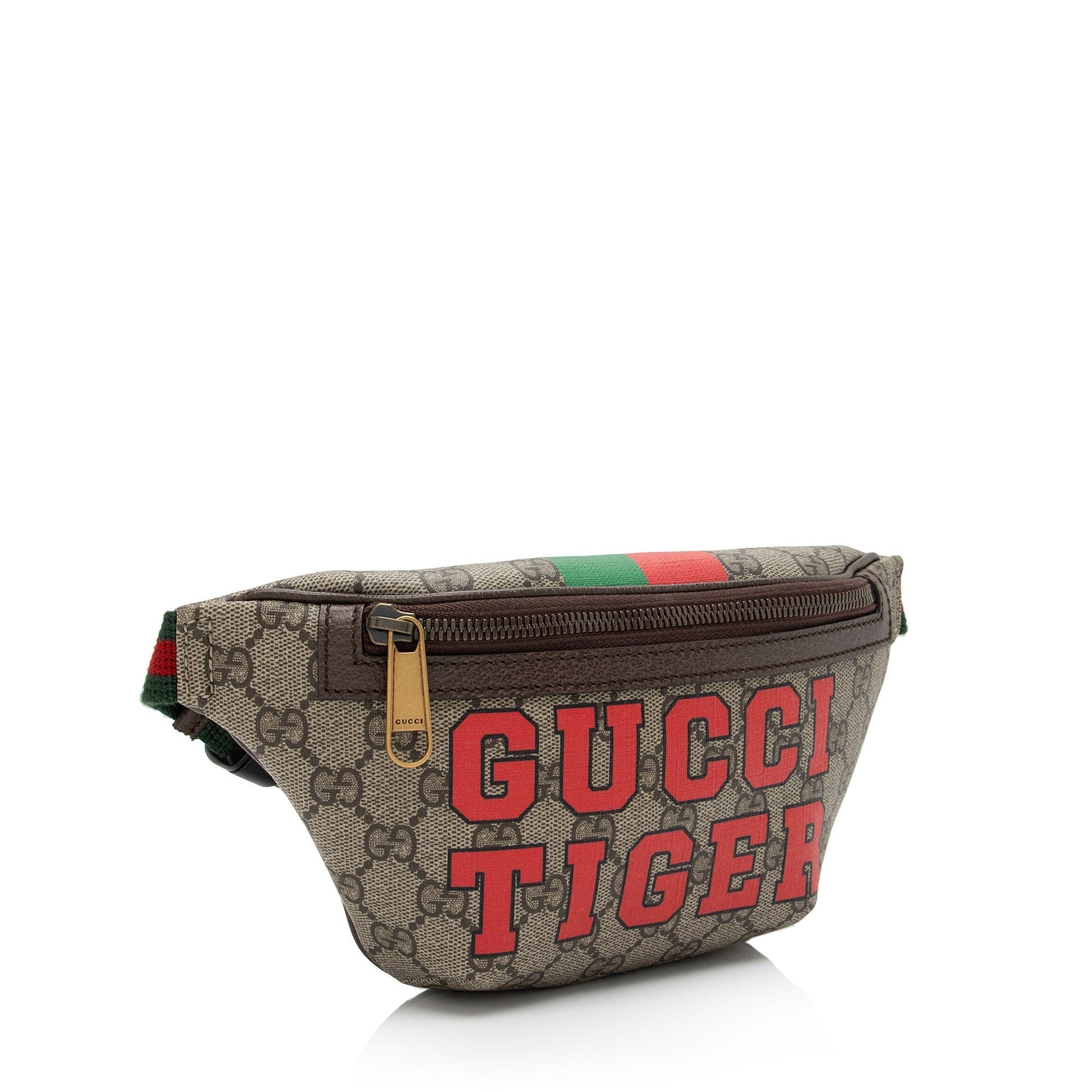 Gucci Nylon Leather Canvas Shoulder Bag