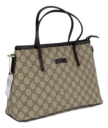 Gucci Monogram Caro Leather Canvas Tote