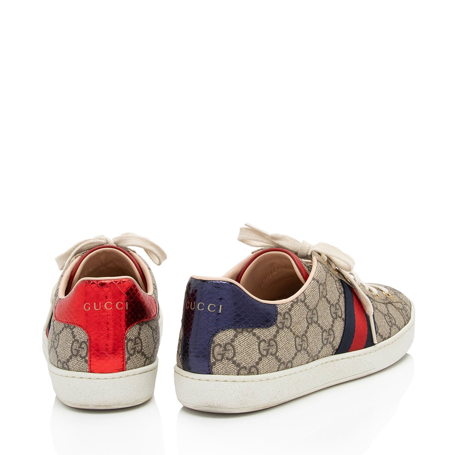 Gucci GG Supreme Web Ace Sneakers - Size 8 / 38 (SHF-cQ9zfZ)