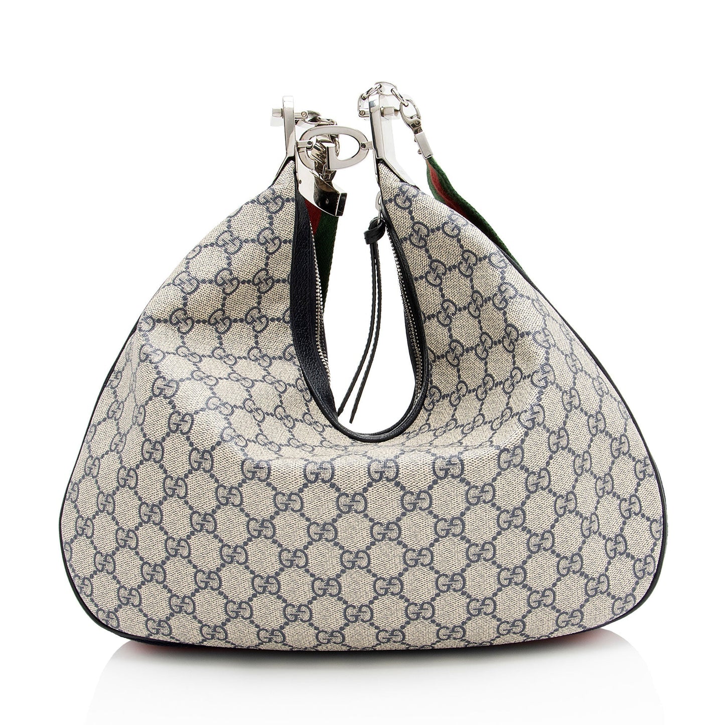 Gucci Nylon Leather Canvas Shoulder Bag