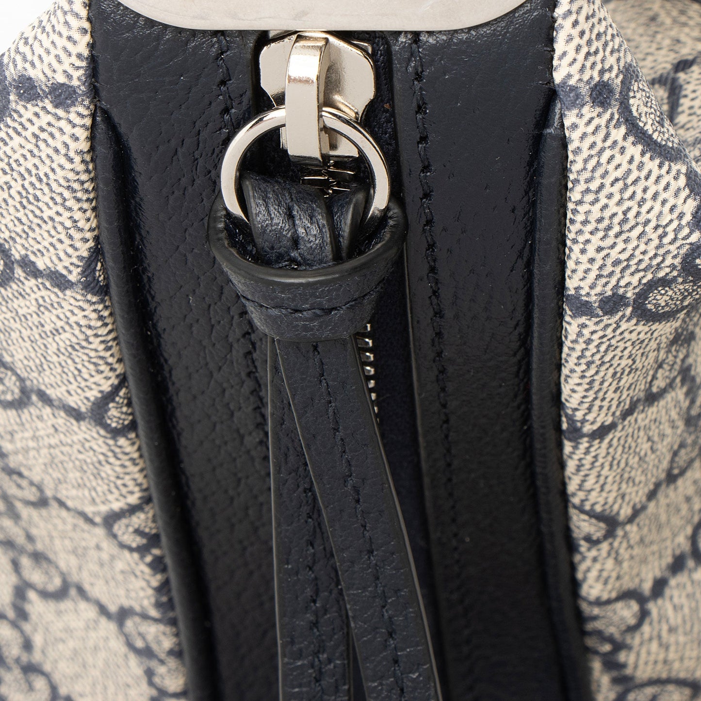 Gucci GG Supreme Web Attache Large Shoulder Bag