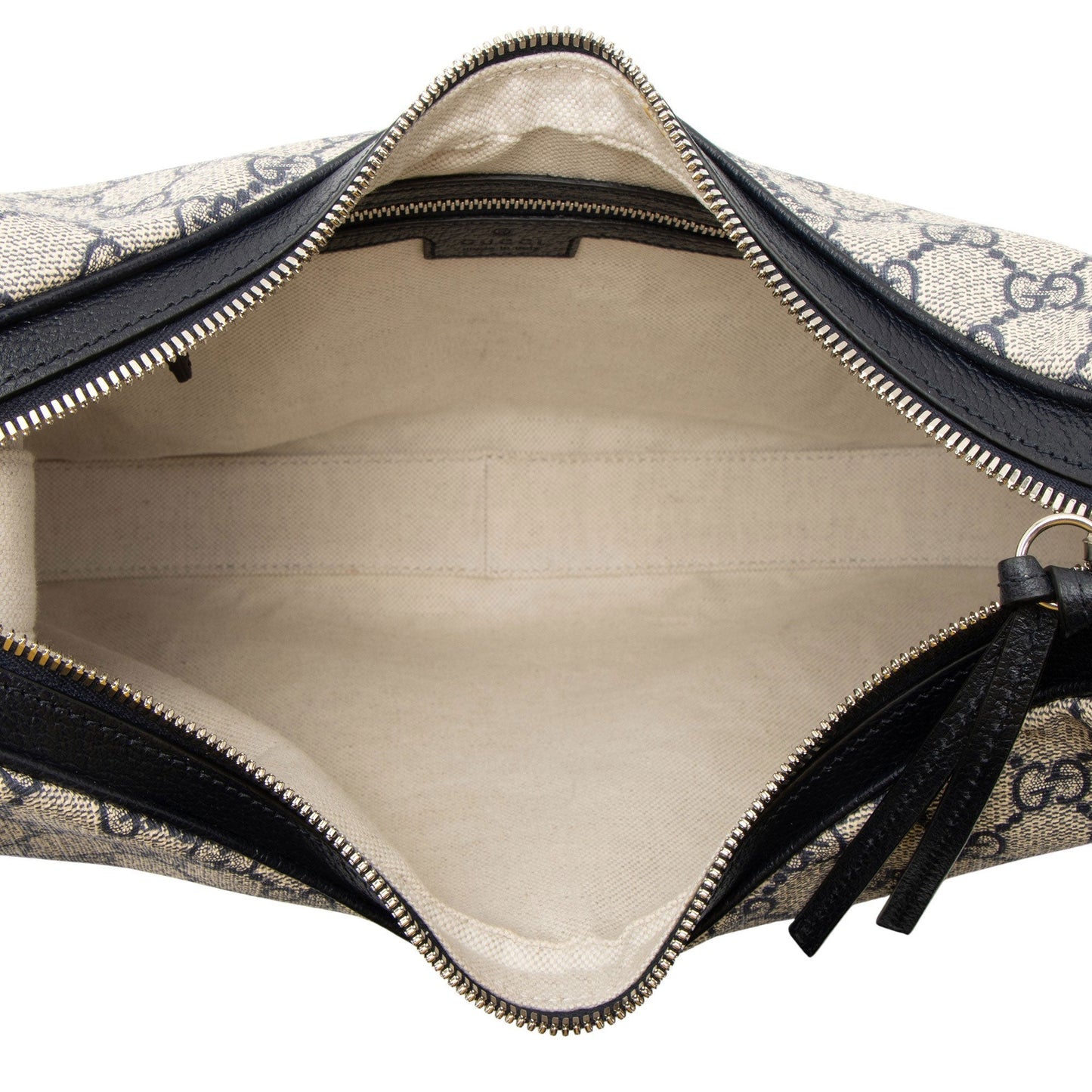 Gucci GG Supreme Web Attache Large Shoulder Bag