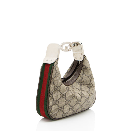 Gucci Nylon Leather Mini Clutch