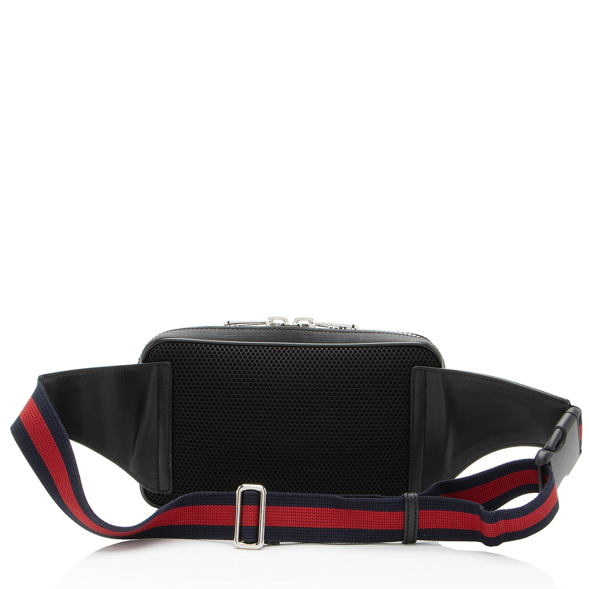 Gucci GG Supreme Web Zip Belt Bag (SHF-52MZPp)