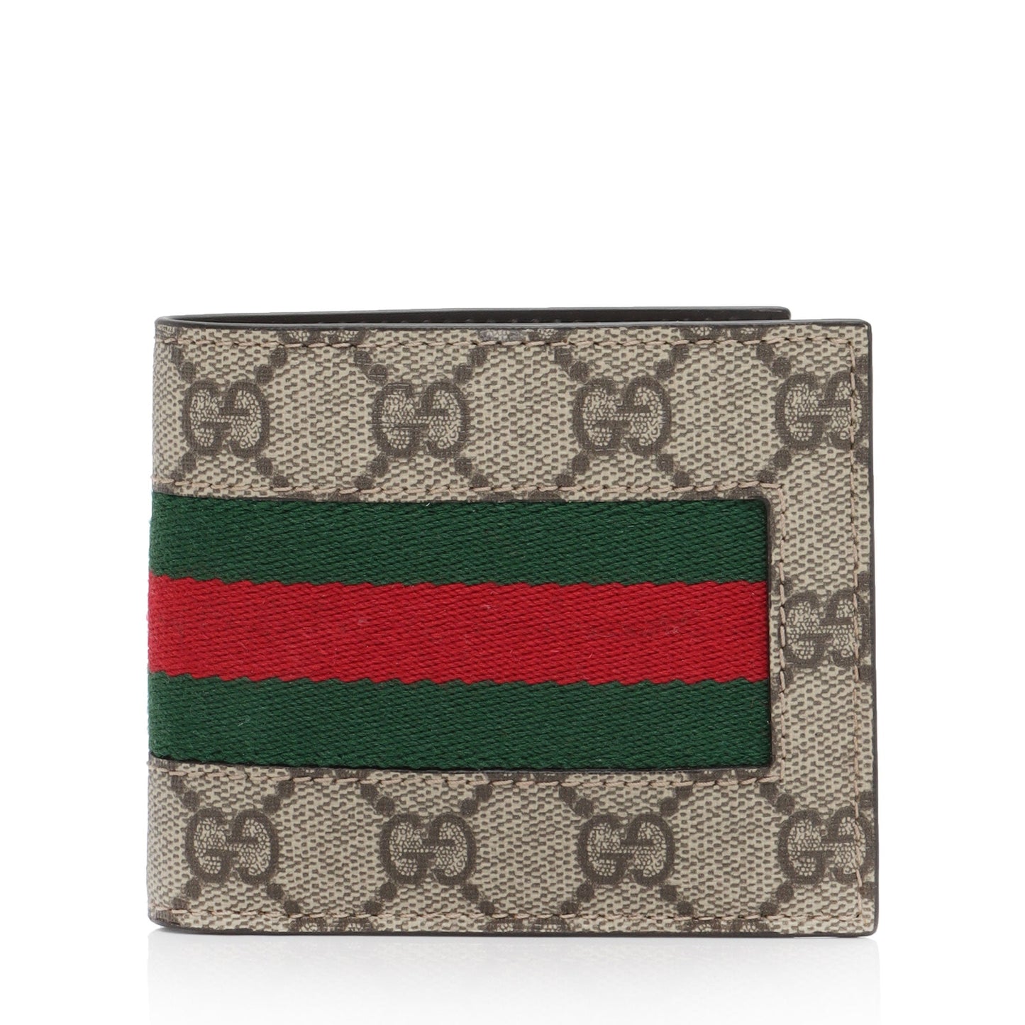 Gucci GG Supreme Web Bi-Fold Wallet (SHF-47HcRo)