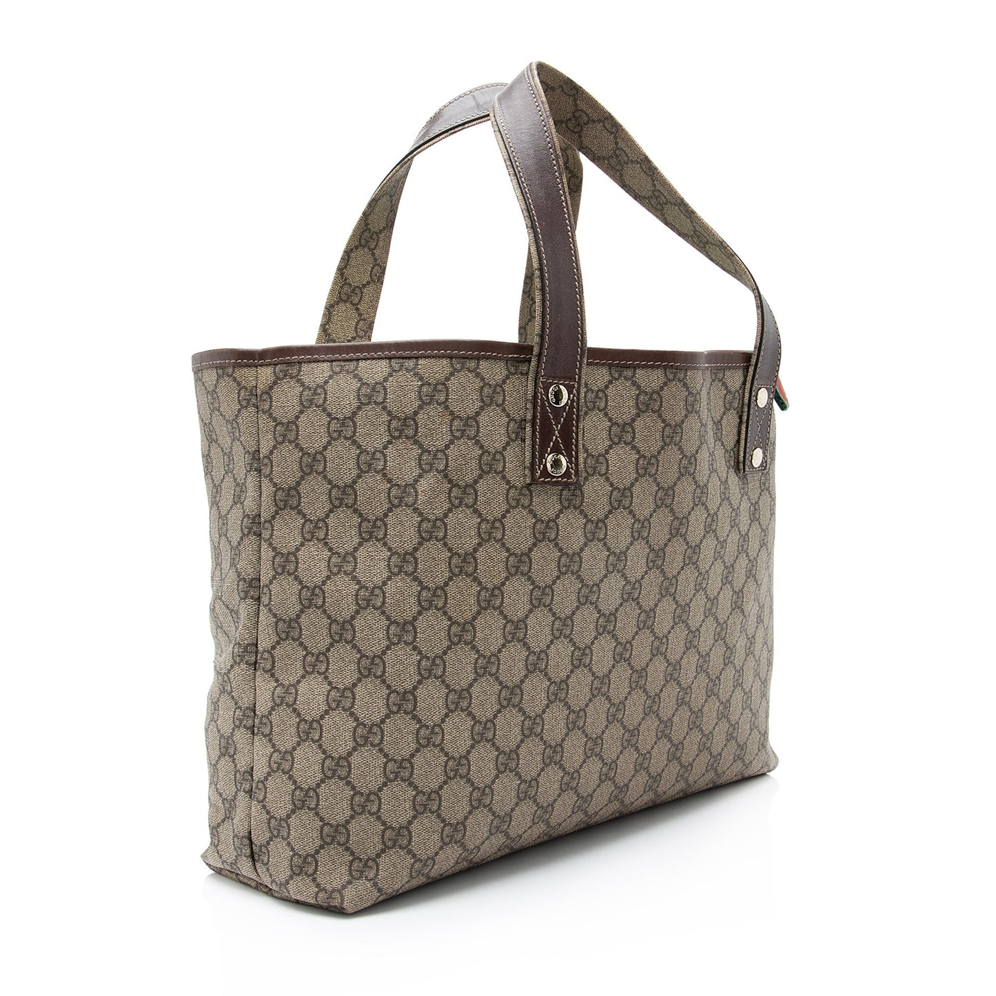 Gucci GG Supreme Web Loop E/W Shopping Tote (SHF-23043)