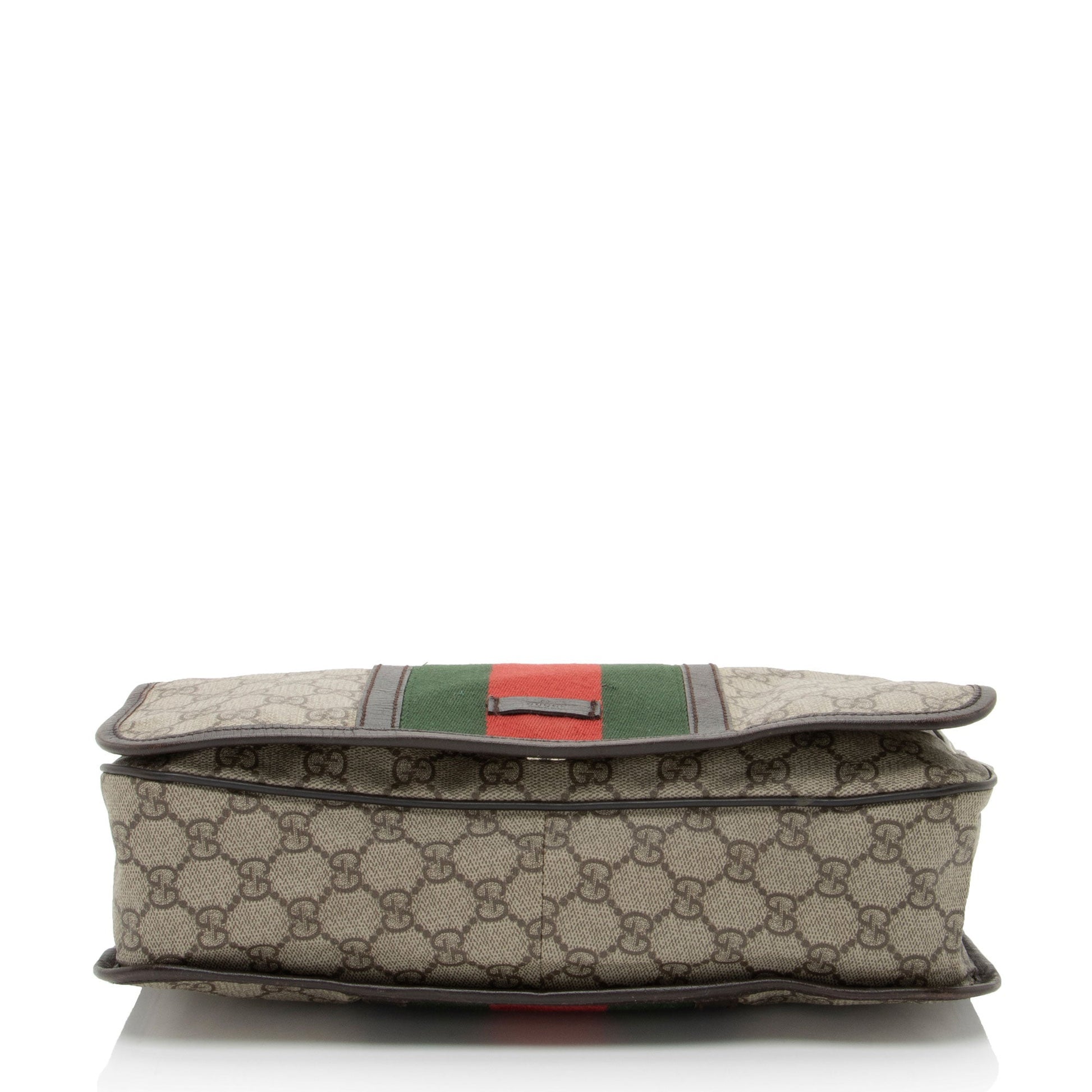 Gucci Nylon Leather Canvas Shoulder Bag