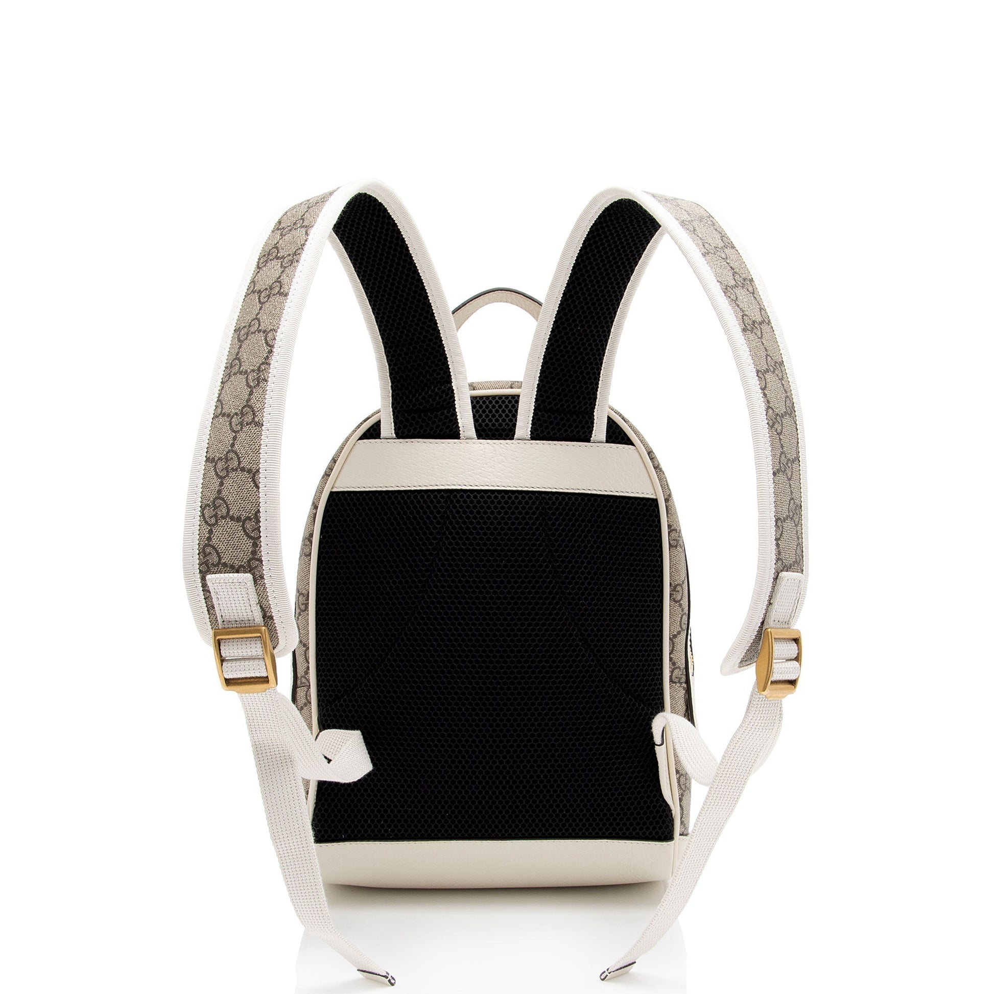 Gucci Nylon Leather Canvas Shoulder Bag
