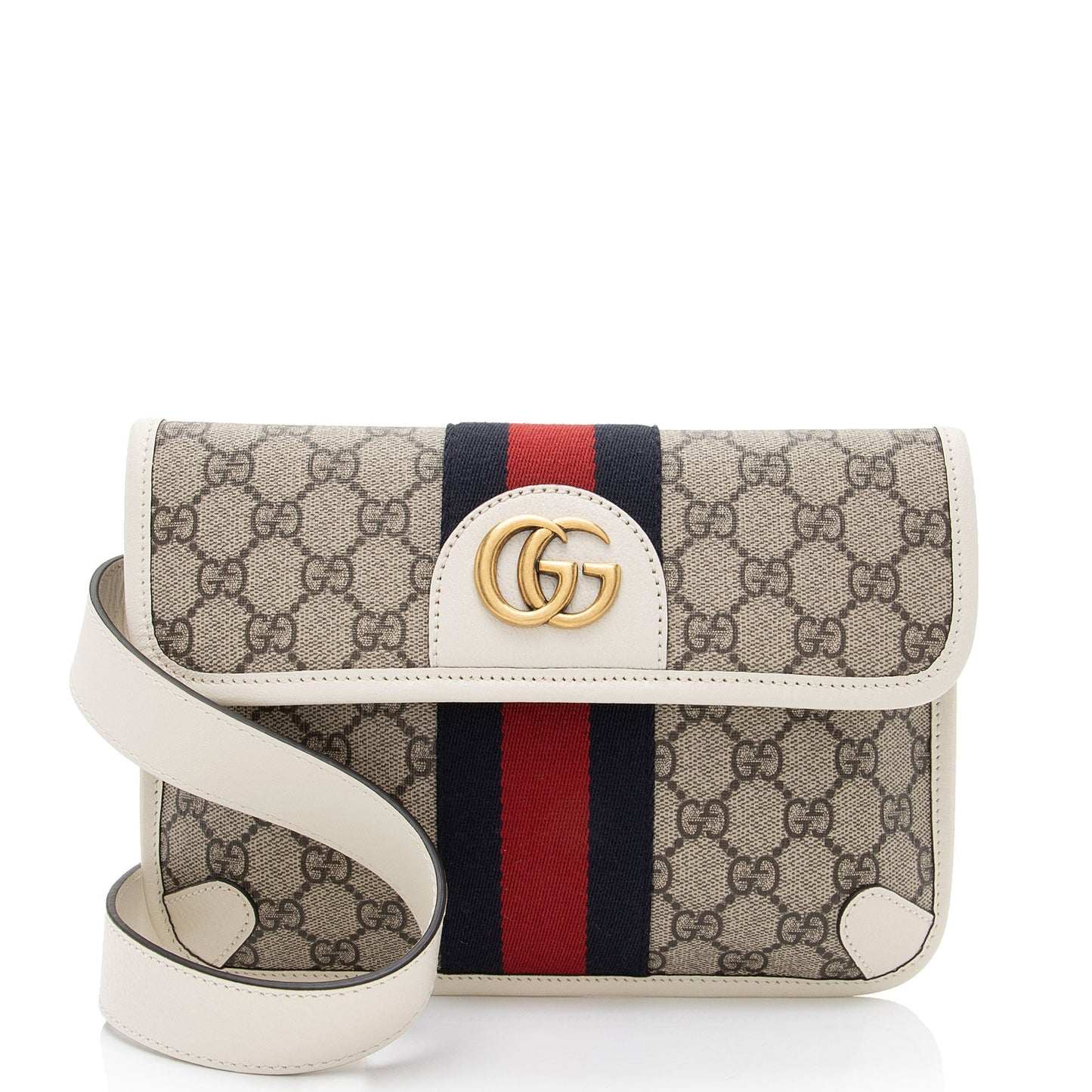 Gucci GG Supreme Web Ophidia Small Belt Bag (SHF-AaUu3L)