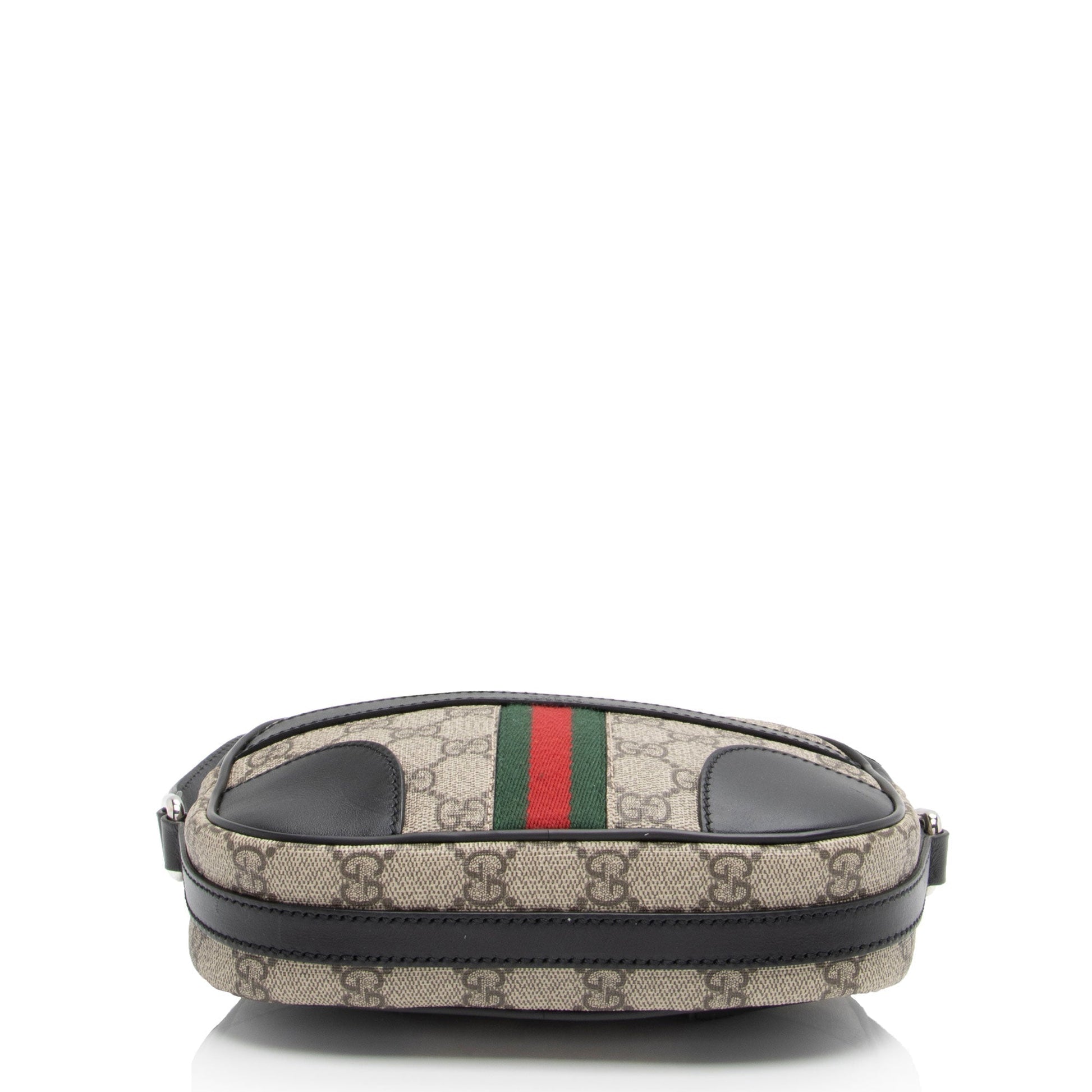 Gucci Nylon Leather Canvas Crossbody