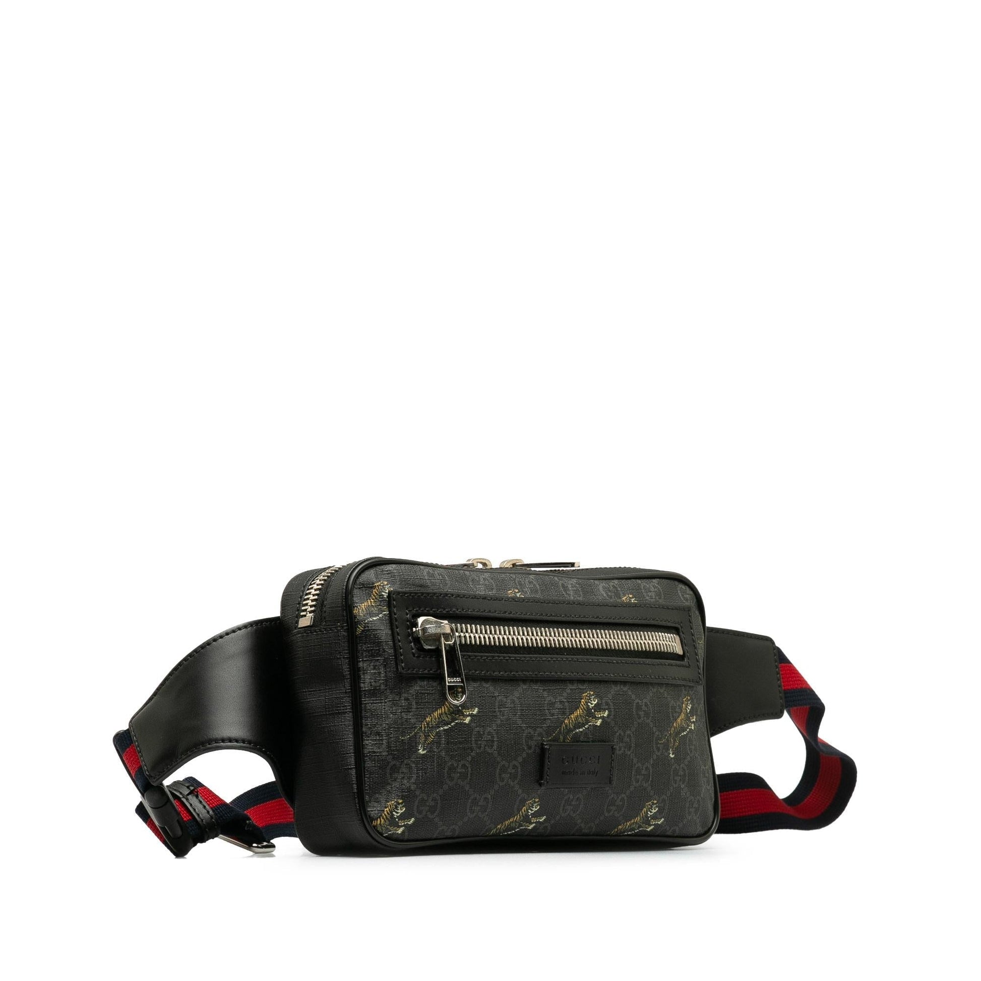Gucci GG Supreme Web Tiger Belt Bag (SHG-3TiWOh)