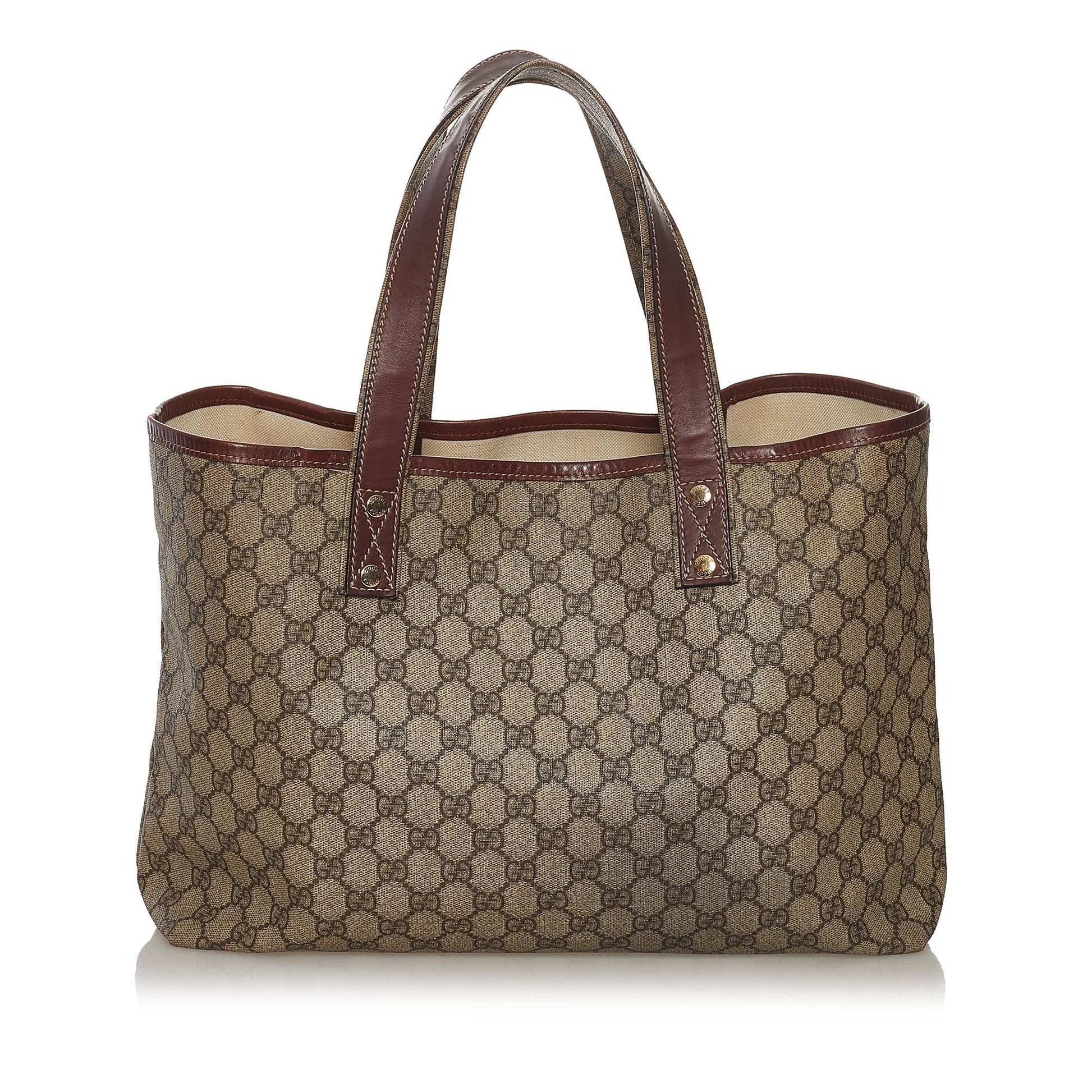 Gucci GG Supreme Web Tote Bag (SHG-34082)