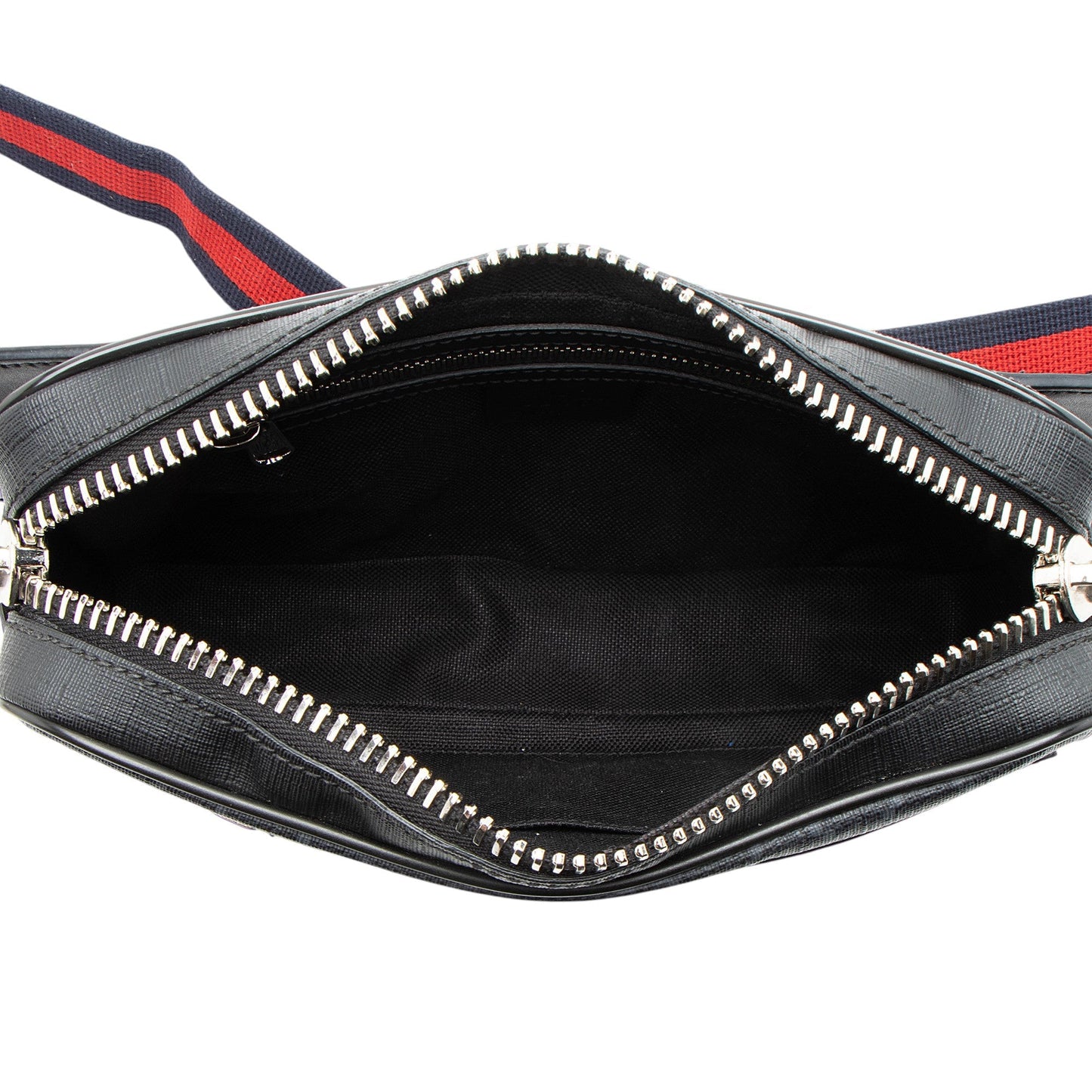Gucci GG Supreme Web Zip Belt Bag