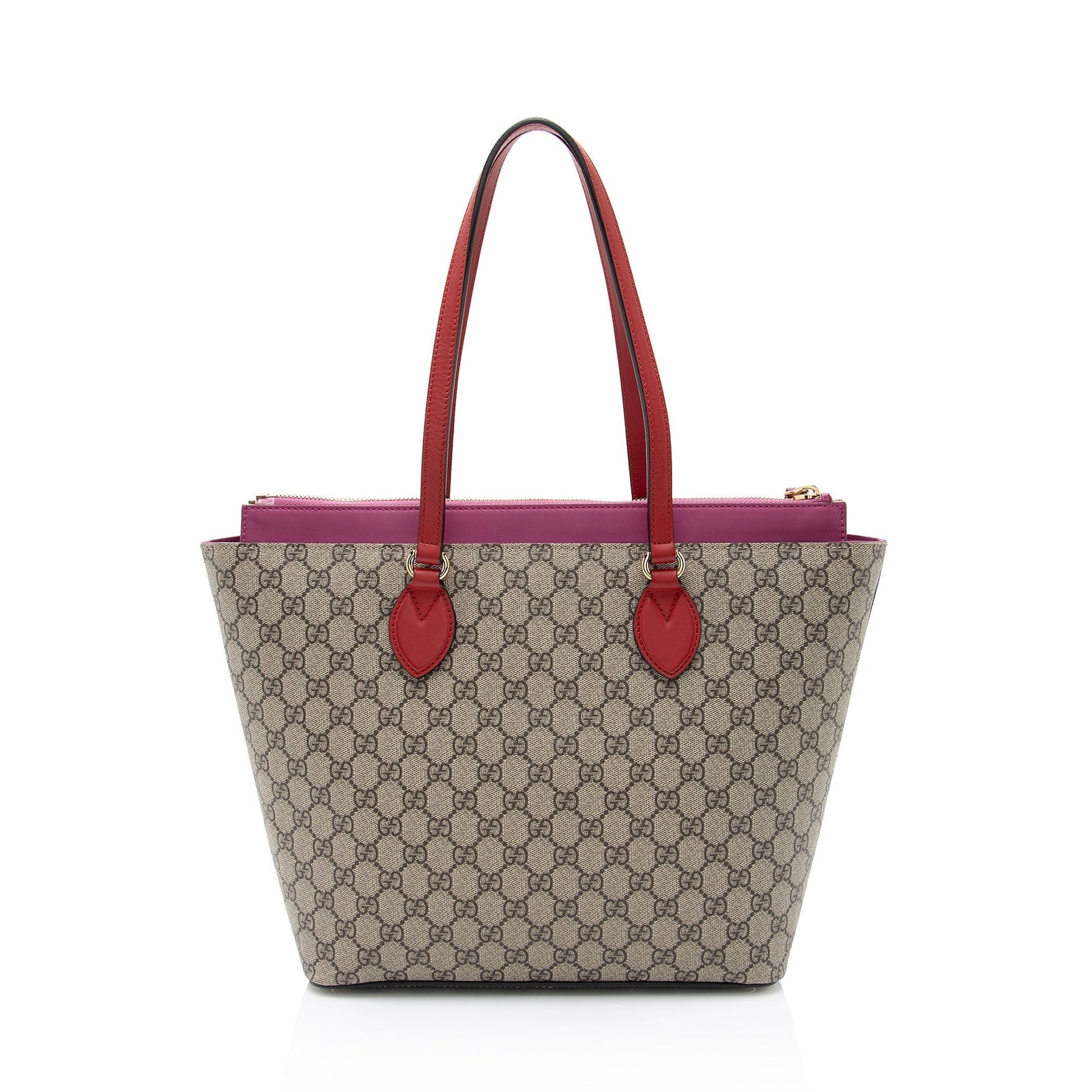 Gucci Leather Canvas Tote