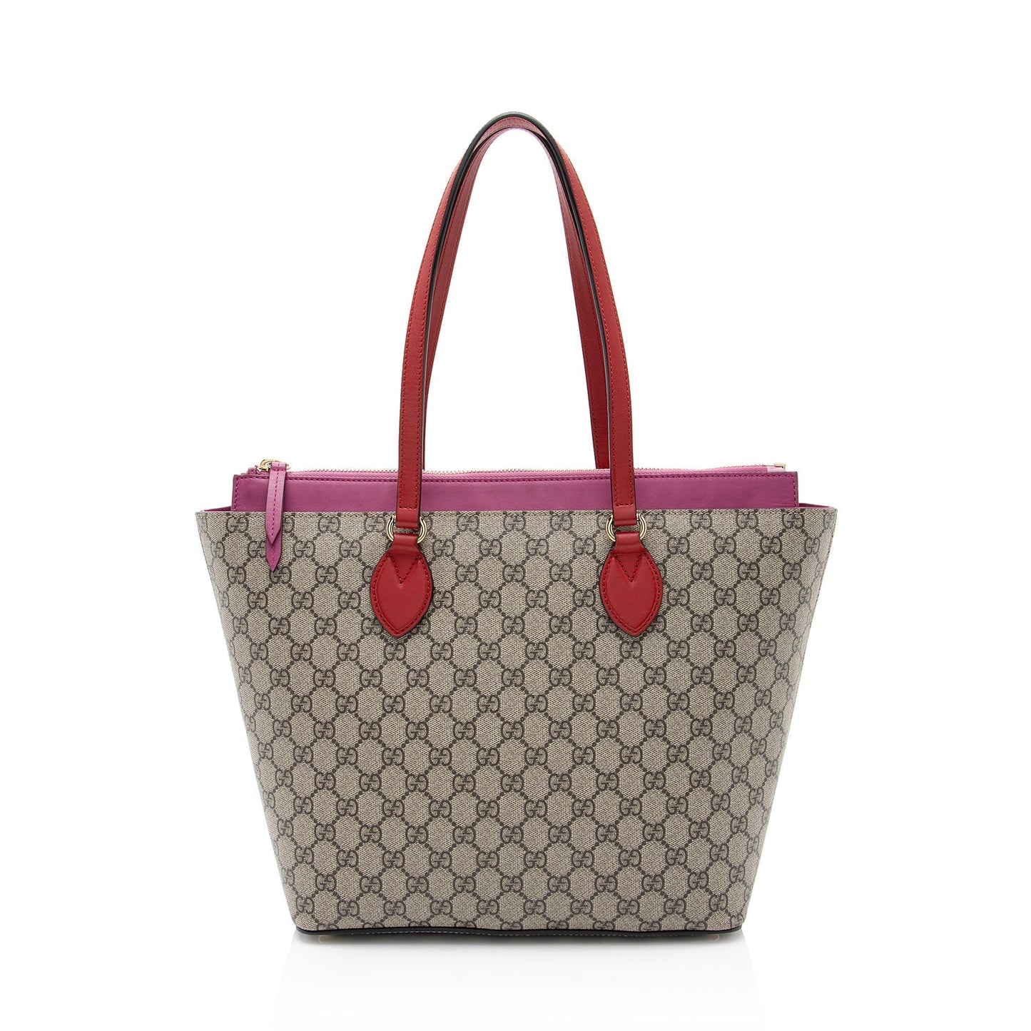 Gucci Leather Canvas Tote