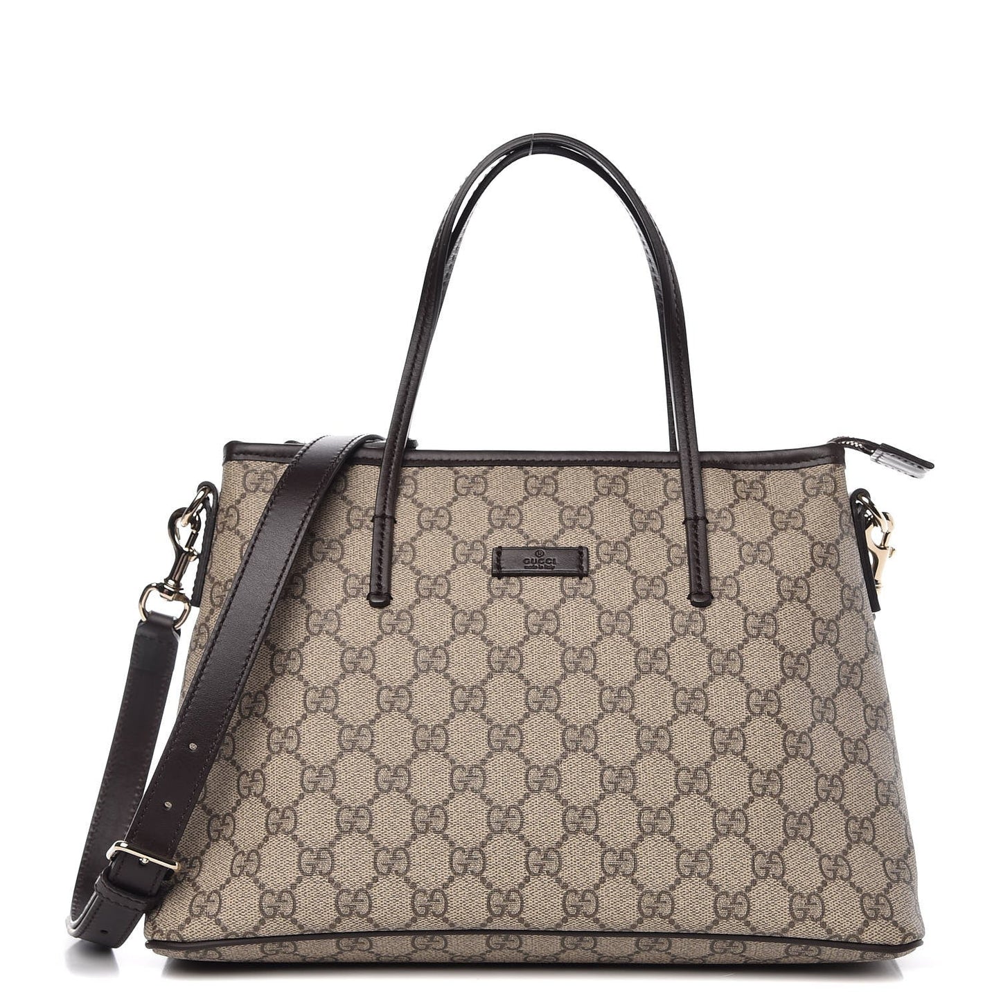 Gucci Monogram Caro Leather Canvas Tote