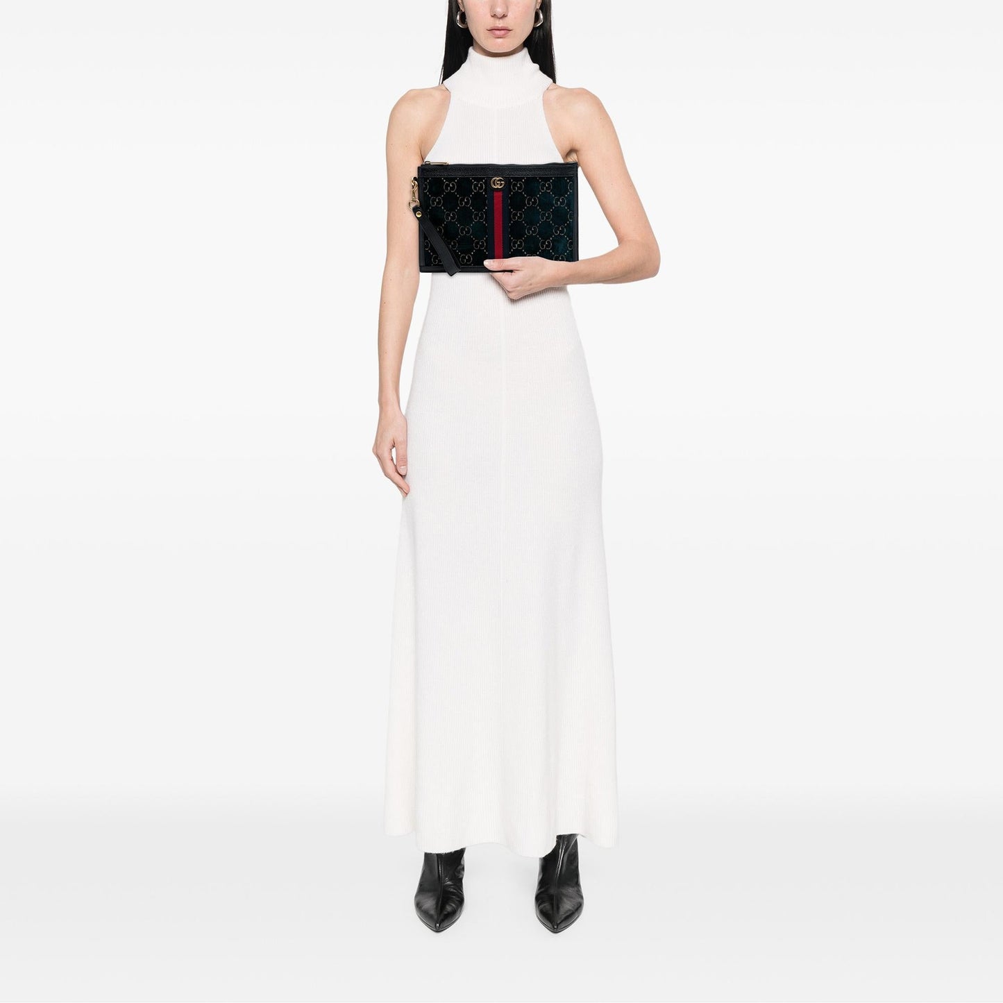 Gucci GG Velvet Ophidia Clutch