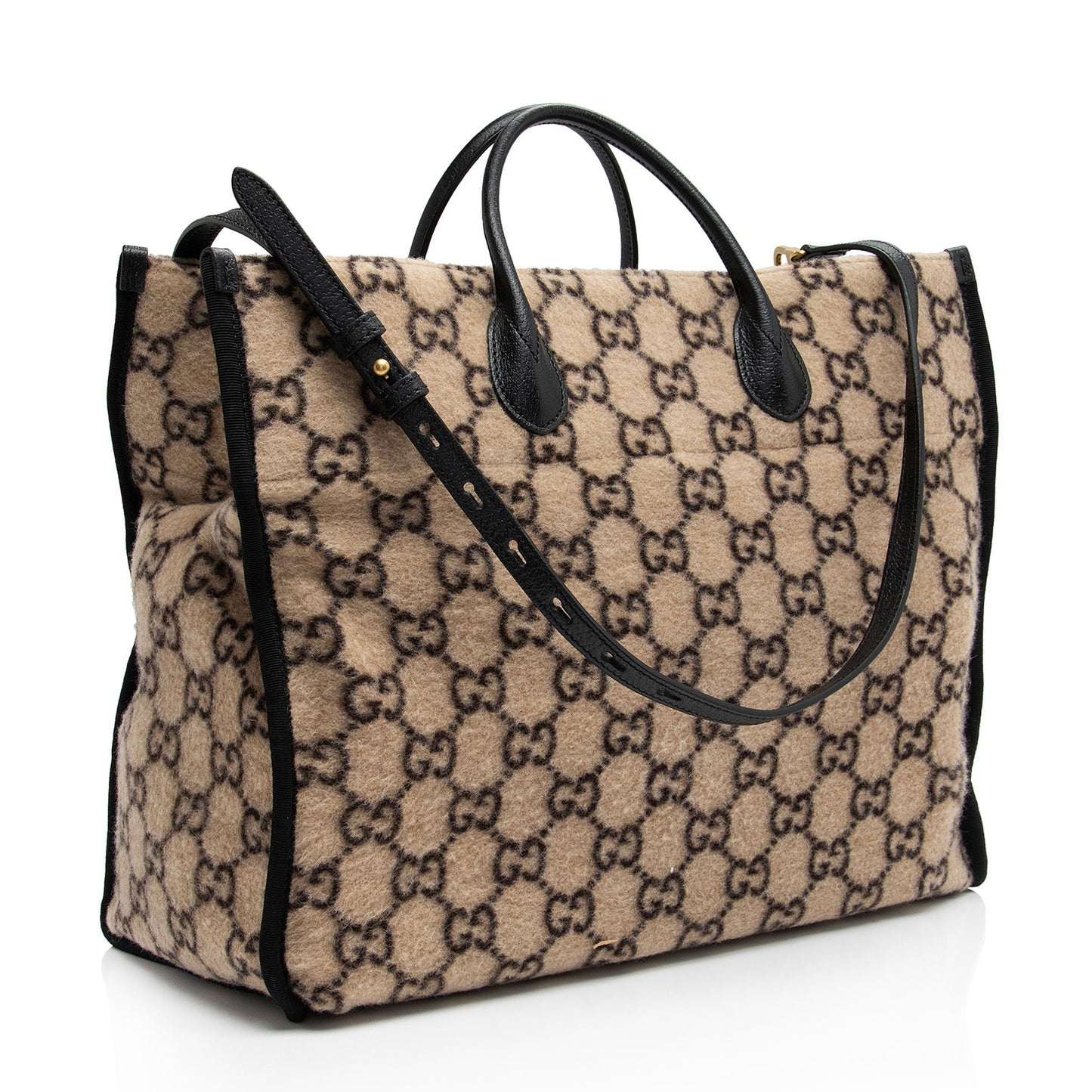 Gucci Nylon Leather Tote