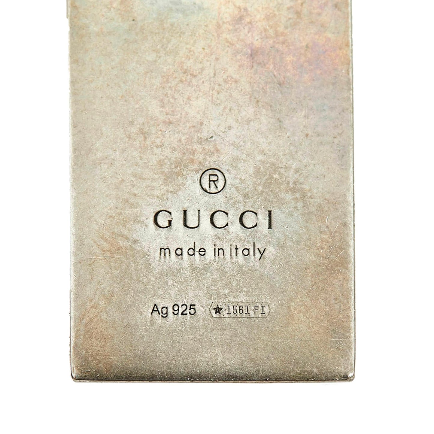 Gucci Ghost Tag Pendant Necklace (SHG-32690)