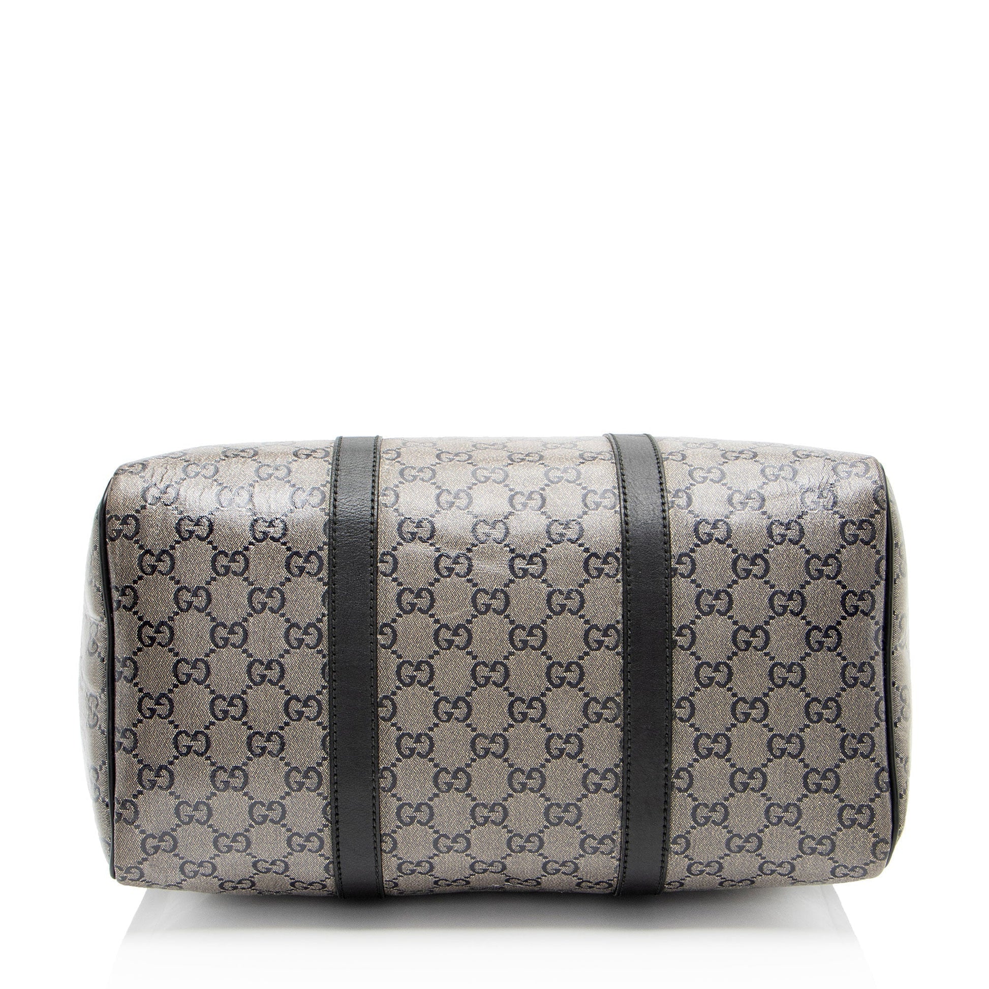 Gucci Leather Canvas Handbag