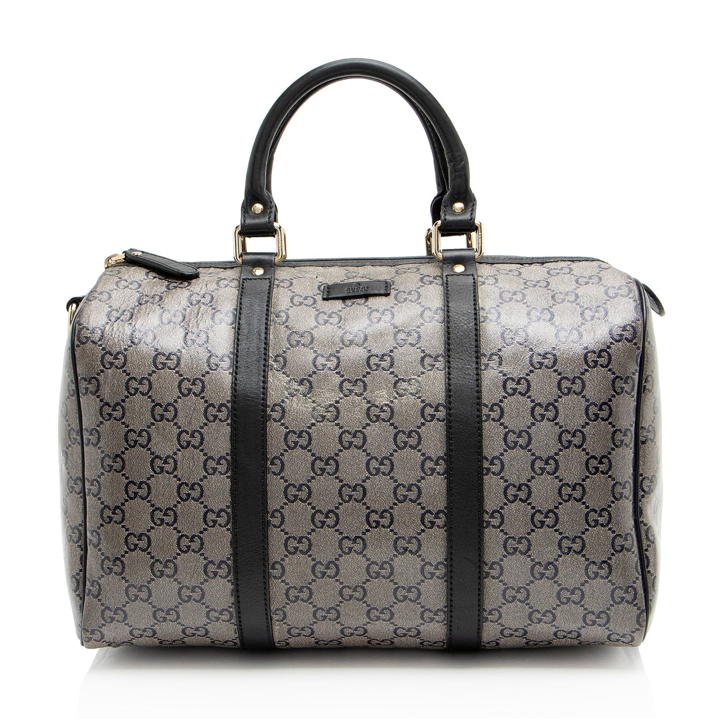 Gucci Leather Canvas Handbag