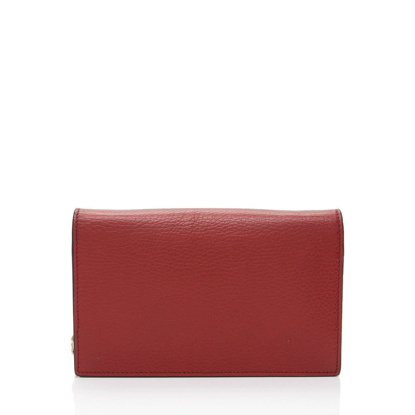 Gucci Grained Calfskin Interlocking G Chain Wallet