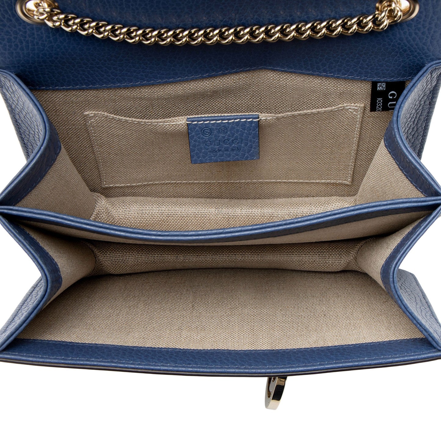 Gucci Grained Calfskin Interlocking G Small Shoulder Bag