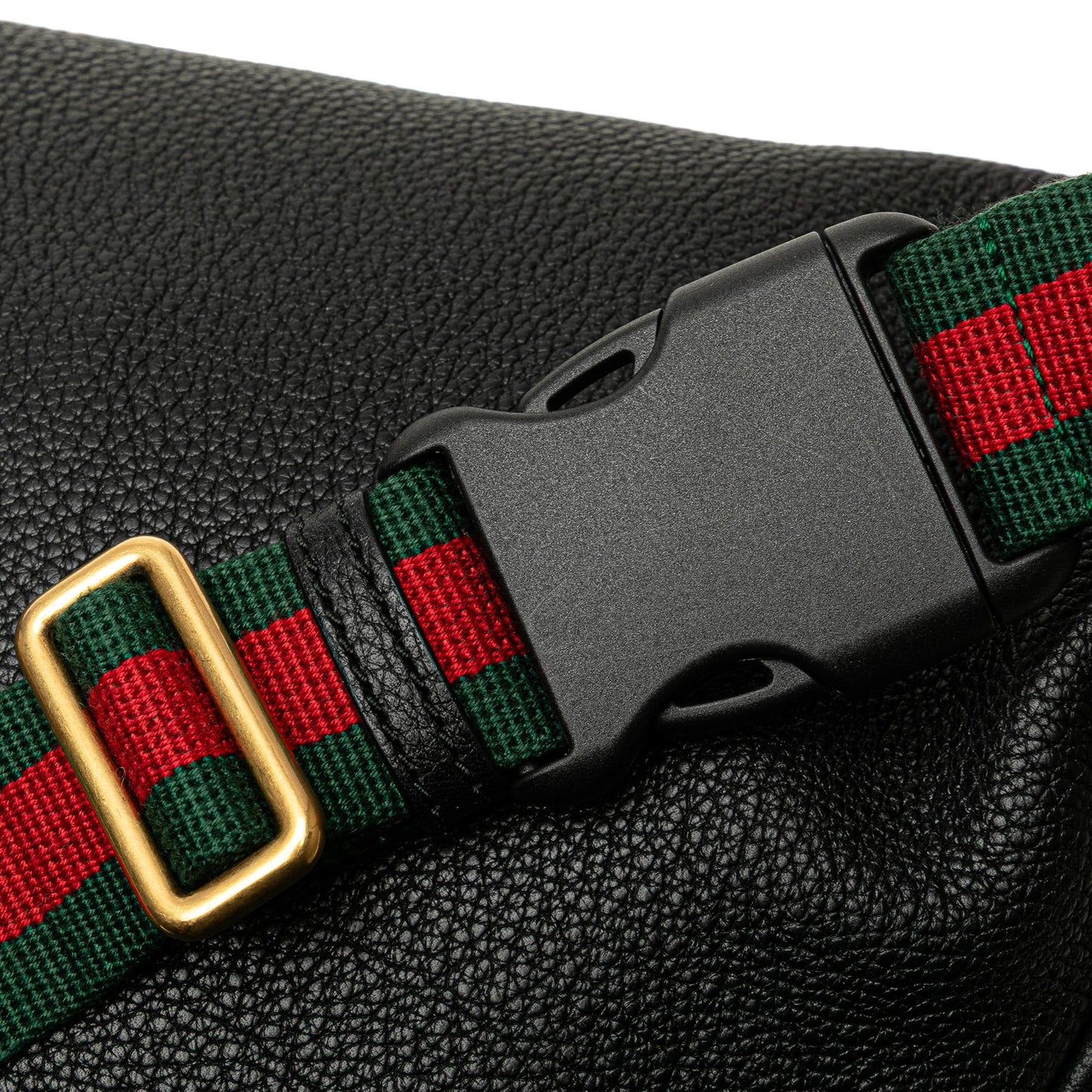 Gucci Grained Calfskin Logo Belt Bag