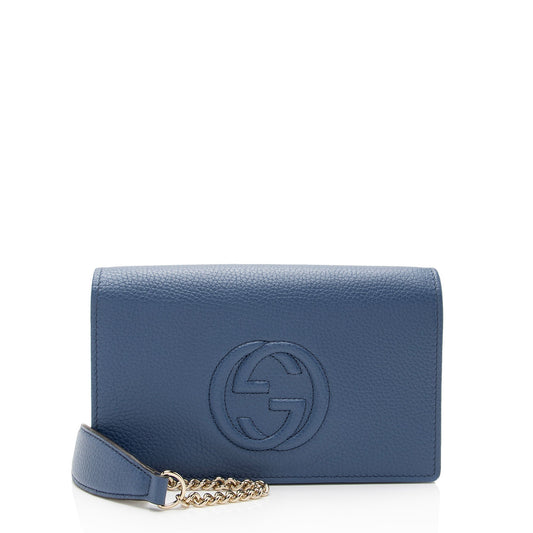 Gucci Chain Leather Crossbody