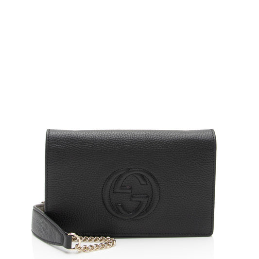 Gucci Chain Leather Crossbody