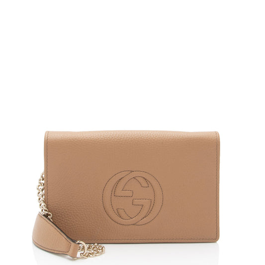 Gucci Chain Leather Crossbody